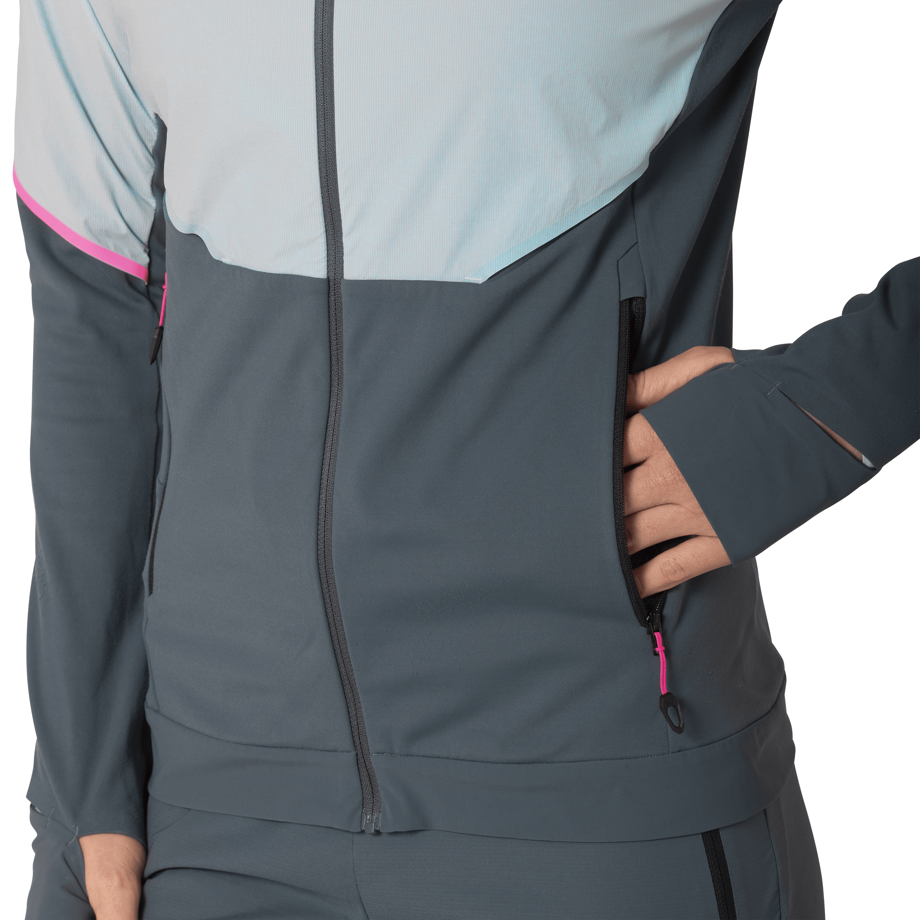 Alpine Hybrid Jacke Damen tech_detail image