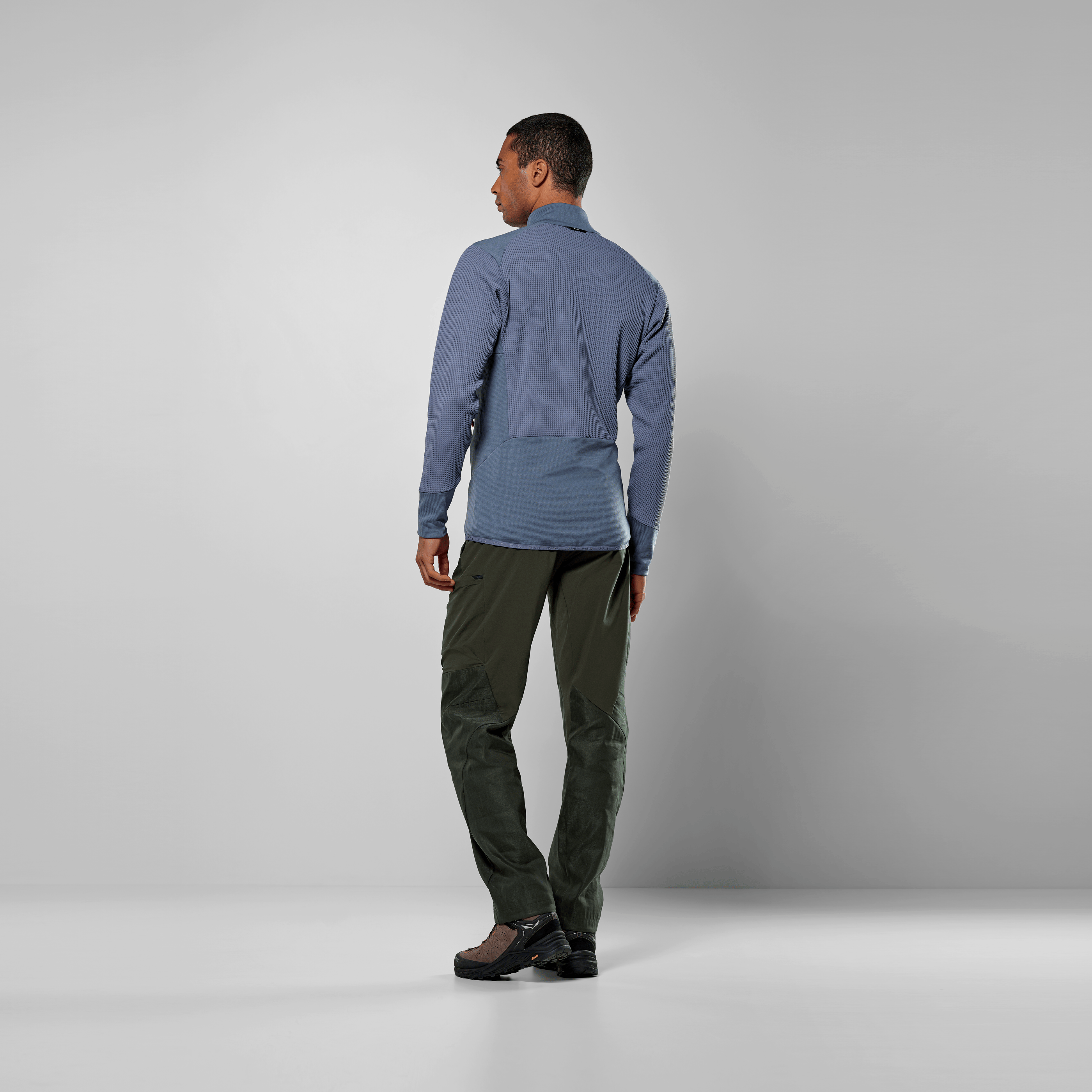 Puez Waffle Hybrid Polarlite Jacke Herren on_body image