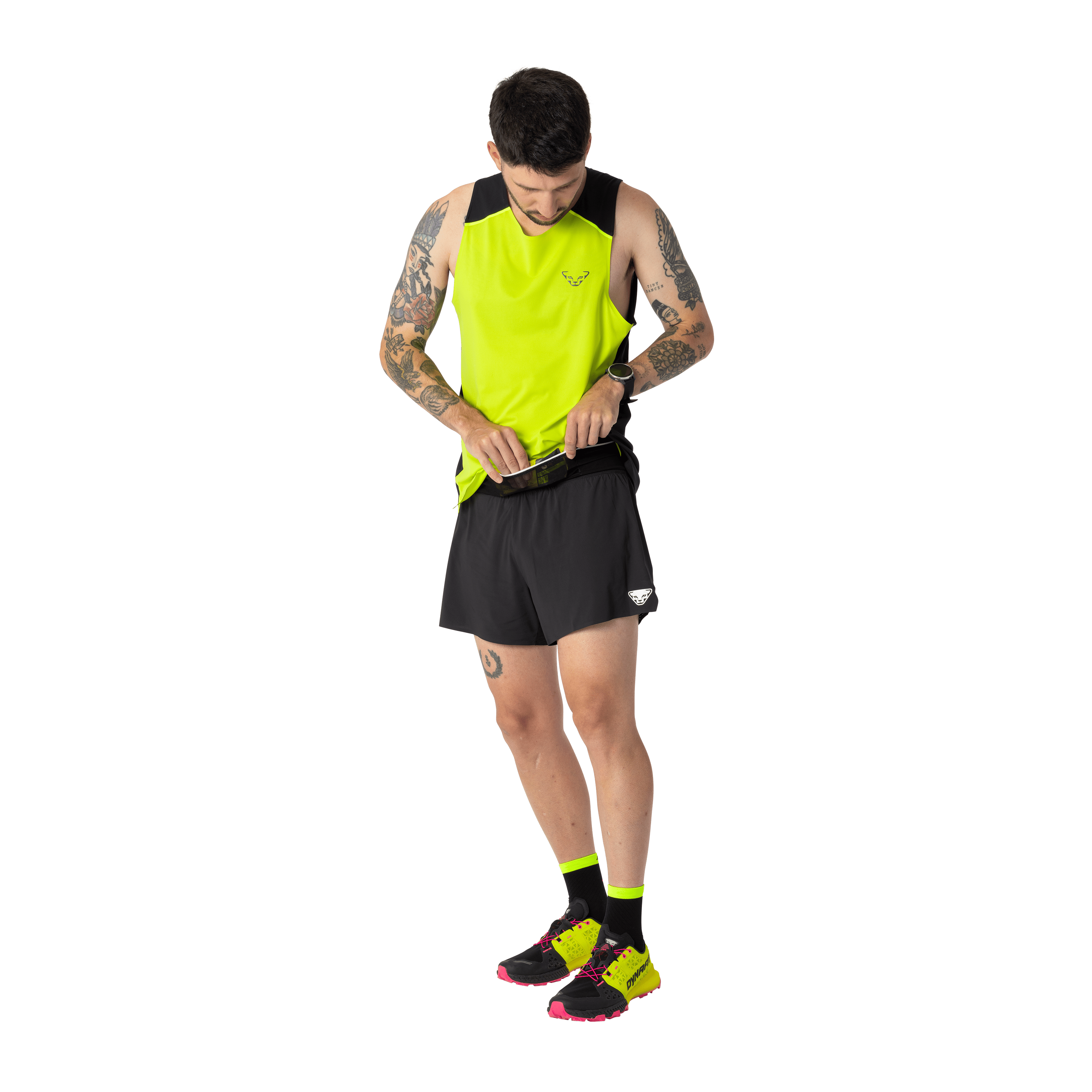 DNA 2in1 Split Shorts Men on_body image