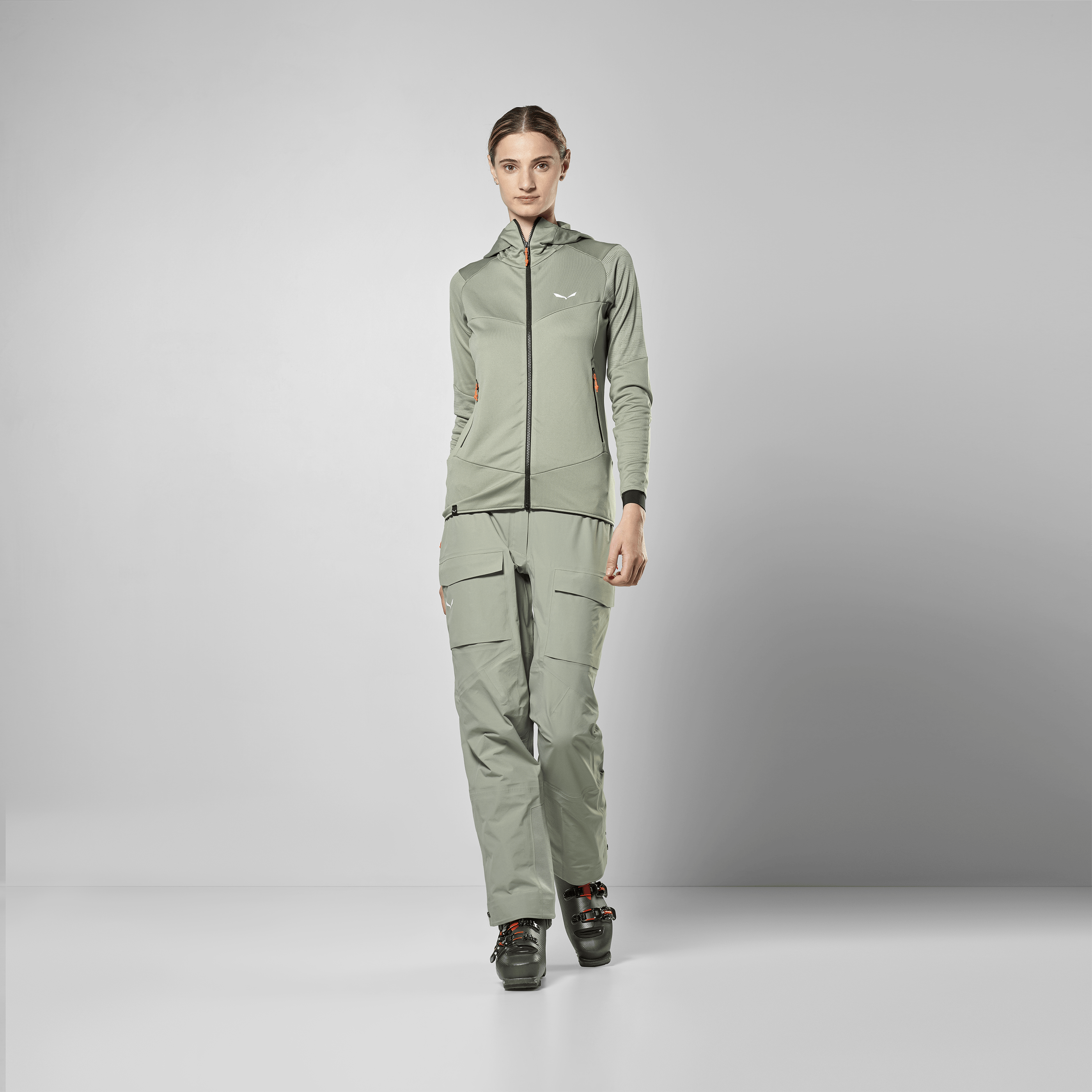 Sella Crevasse Giacca Con Cappuccio Donna on_body image