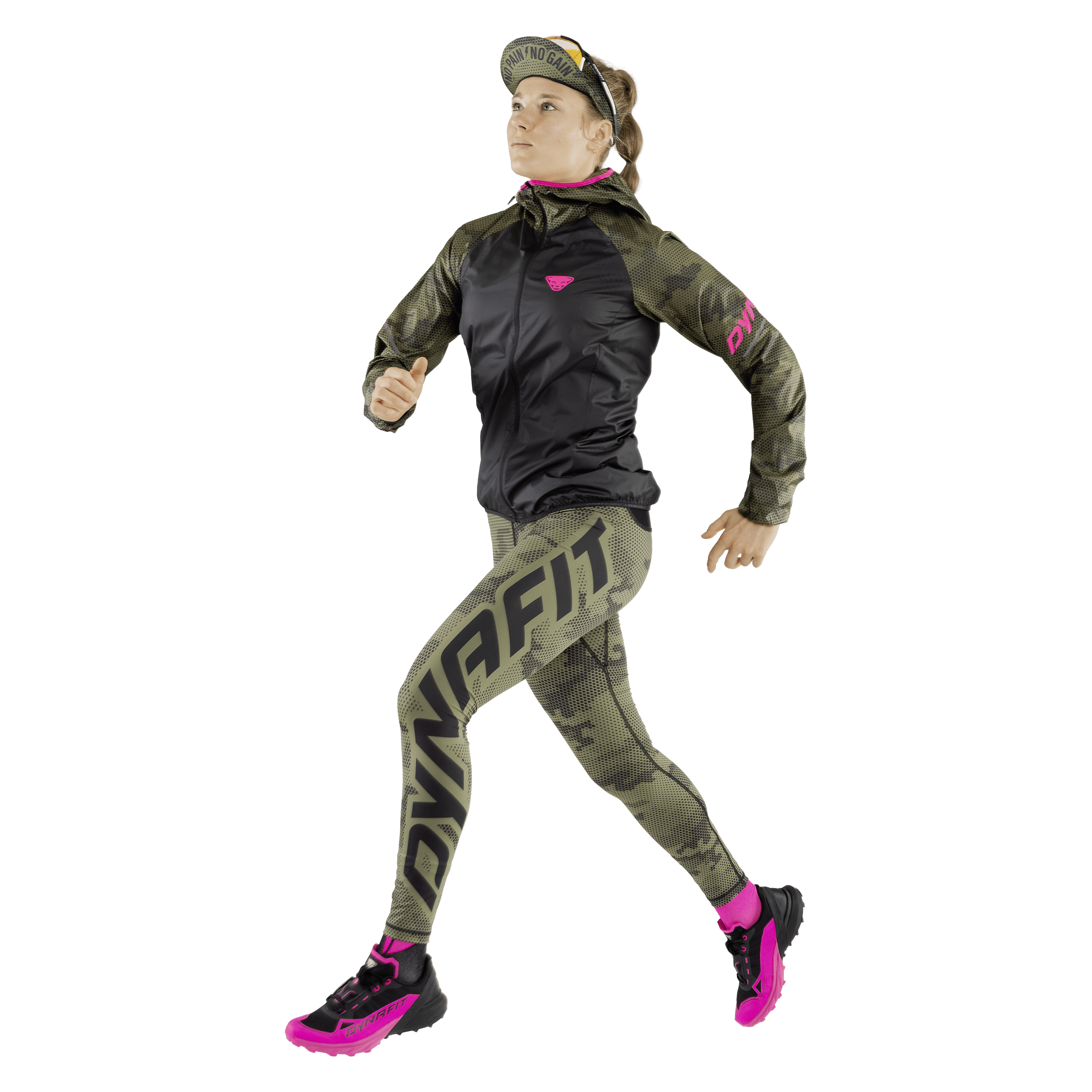 Trail Graphic Jacke Damen on_body image