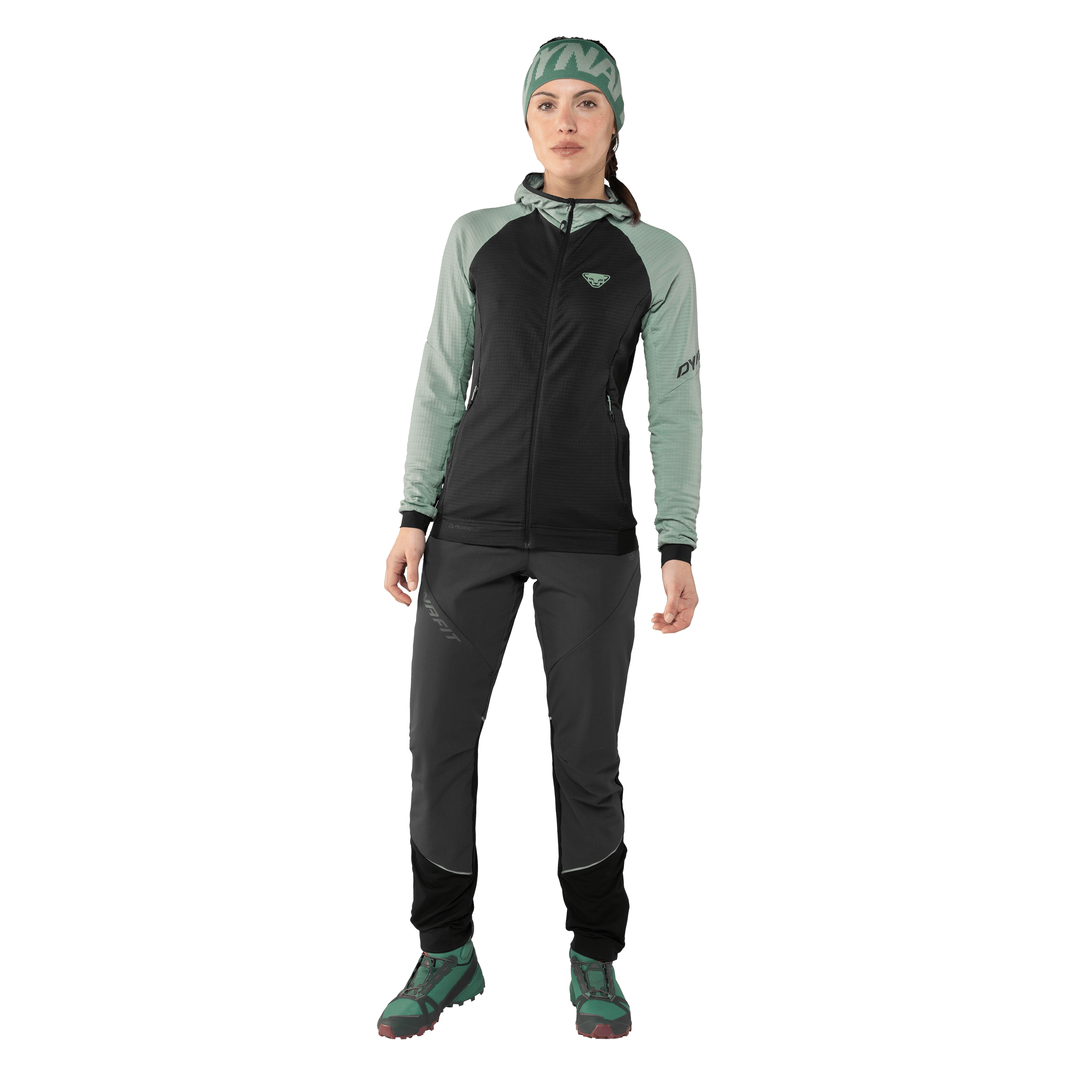 Speed Polartec® Kapuzenjacke Damen on_body image