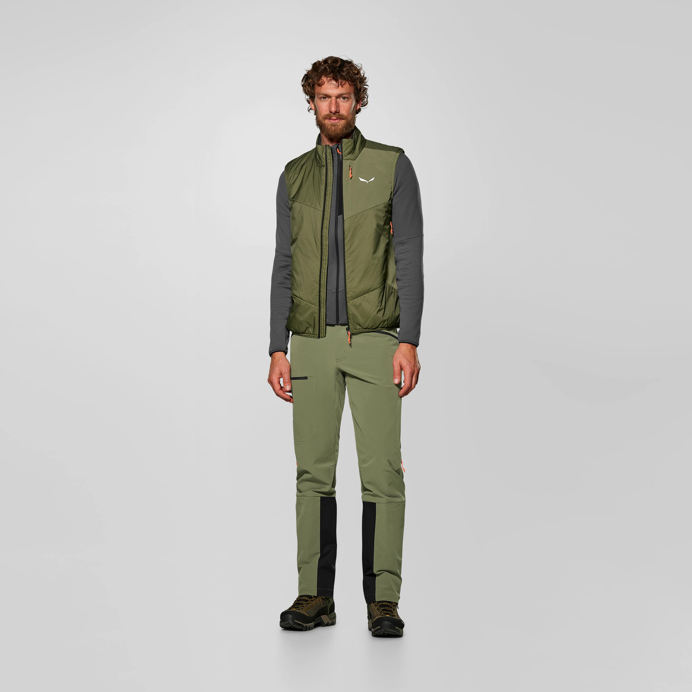 Ortles Hybrid TirolWool® Air Weste Herren on_body image