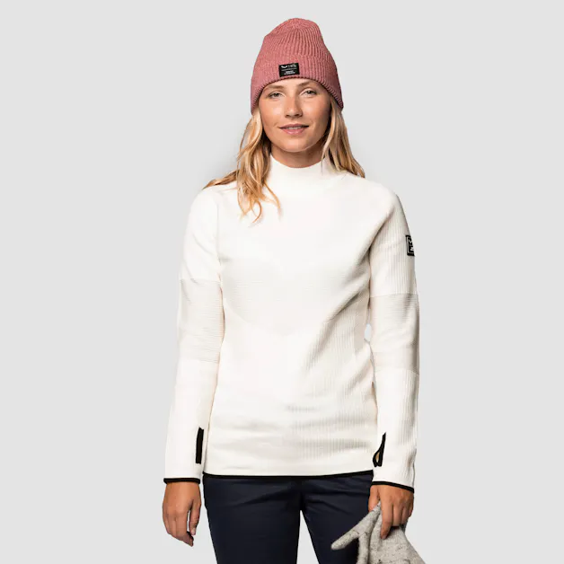 Fanes Engineered Merino Logo Pullover Damen hover image