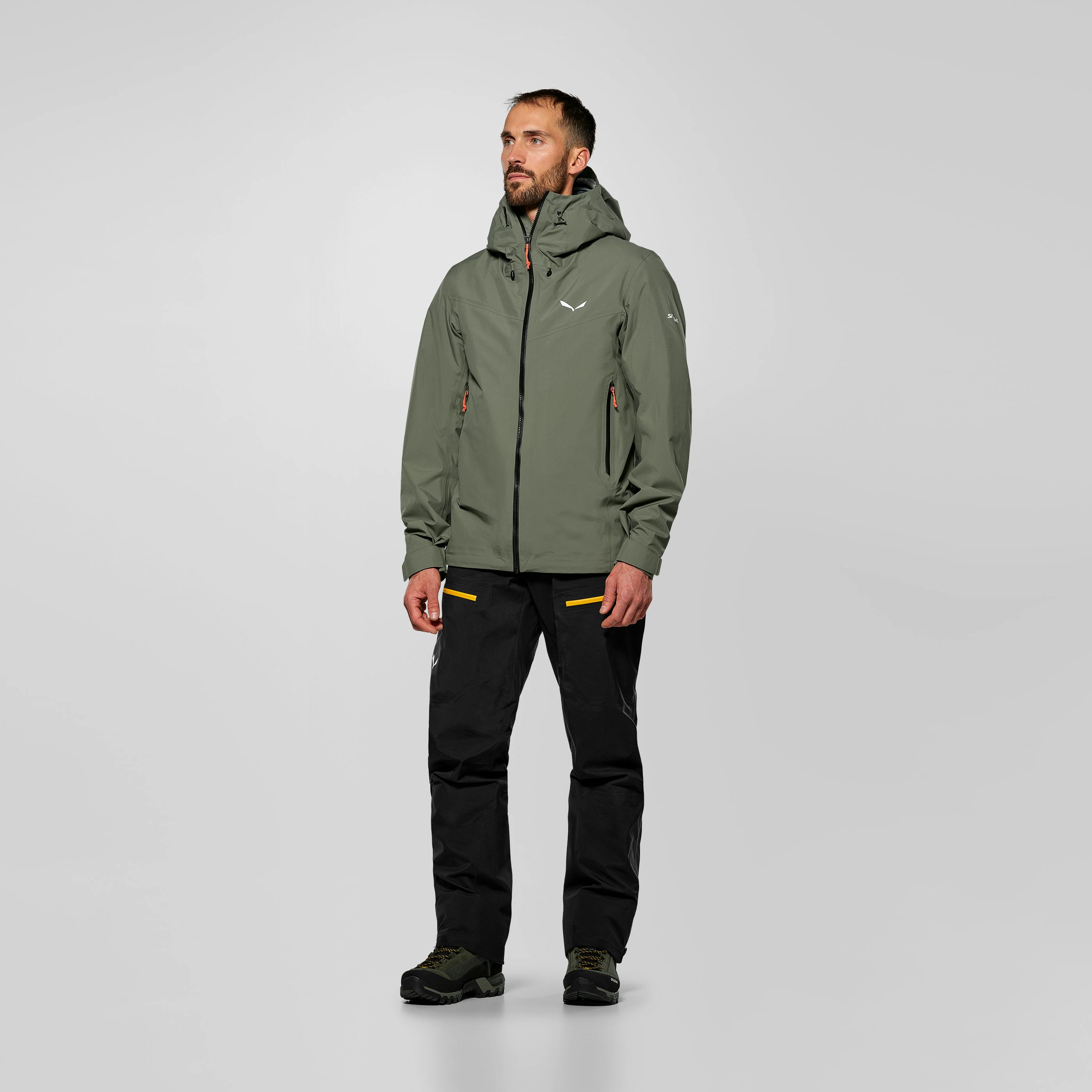 Ortles Powertex 3L Jacke Herren on_body image