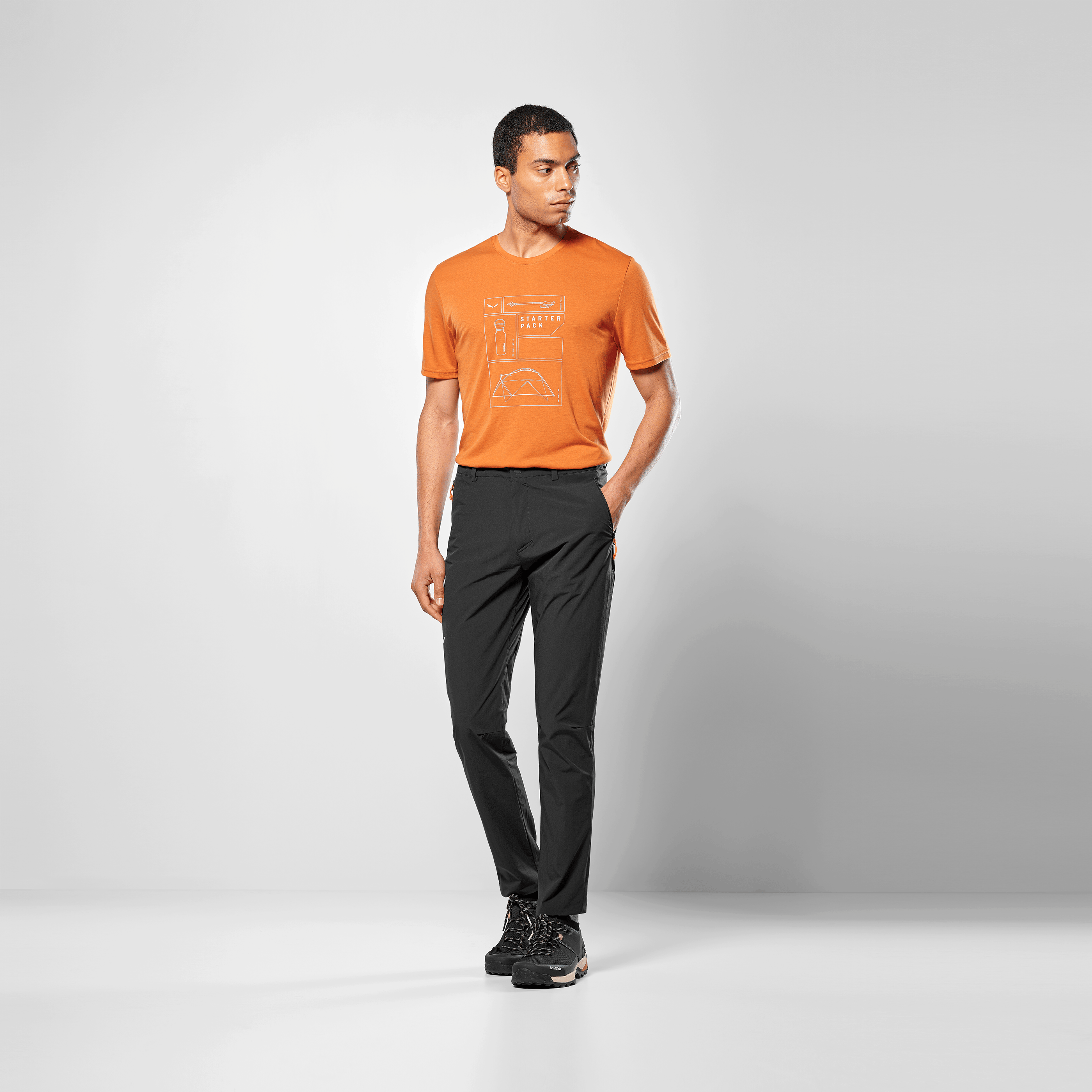 Puez Talveno Durastretch Pantaloni Corti Uomo on_body image