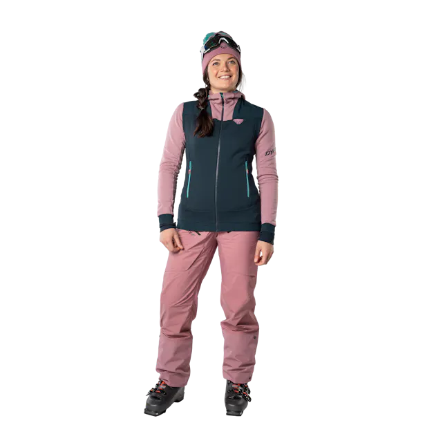 Tigard Polartec Kapuzenjacke Damen on_body image