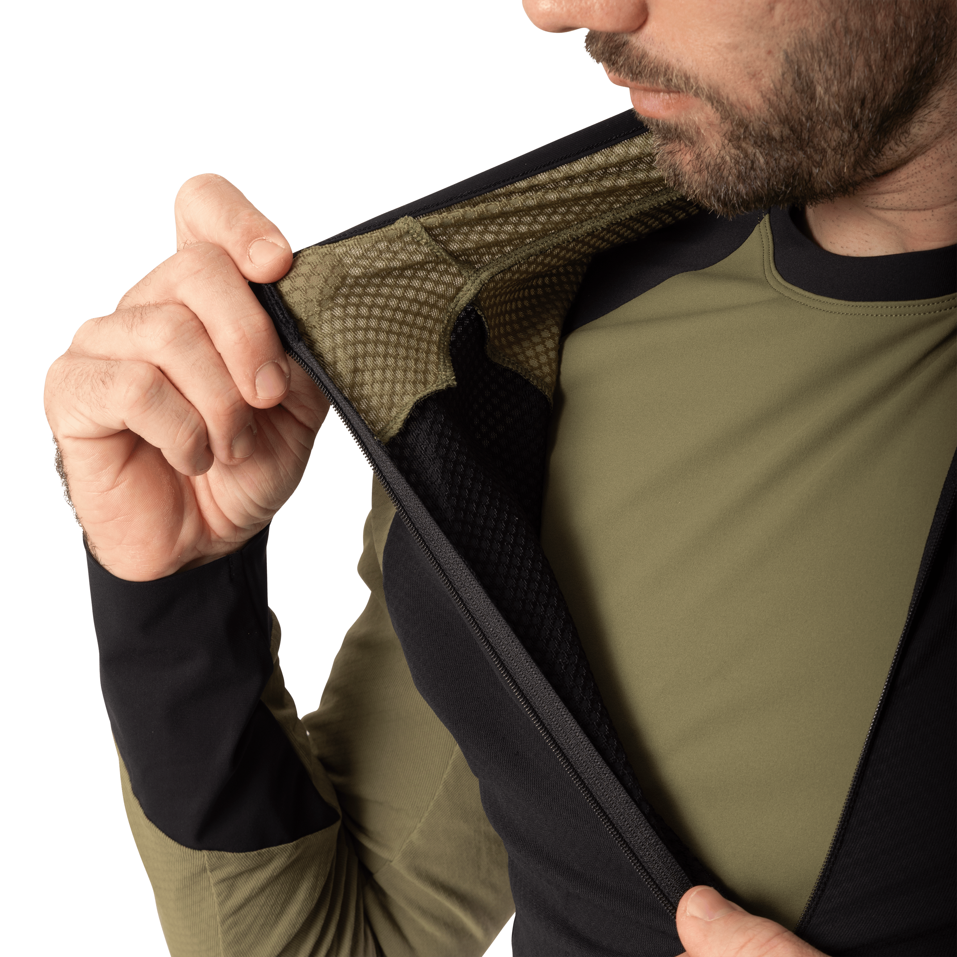 Alpine Longsleeve 1/2 Zip Tee Men tech_detail image