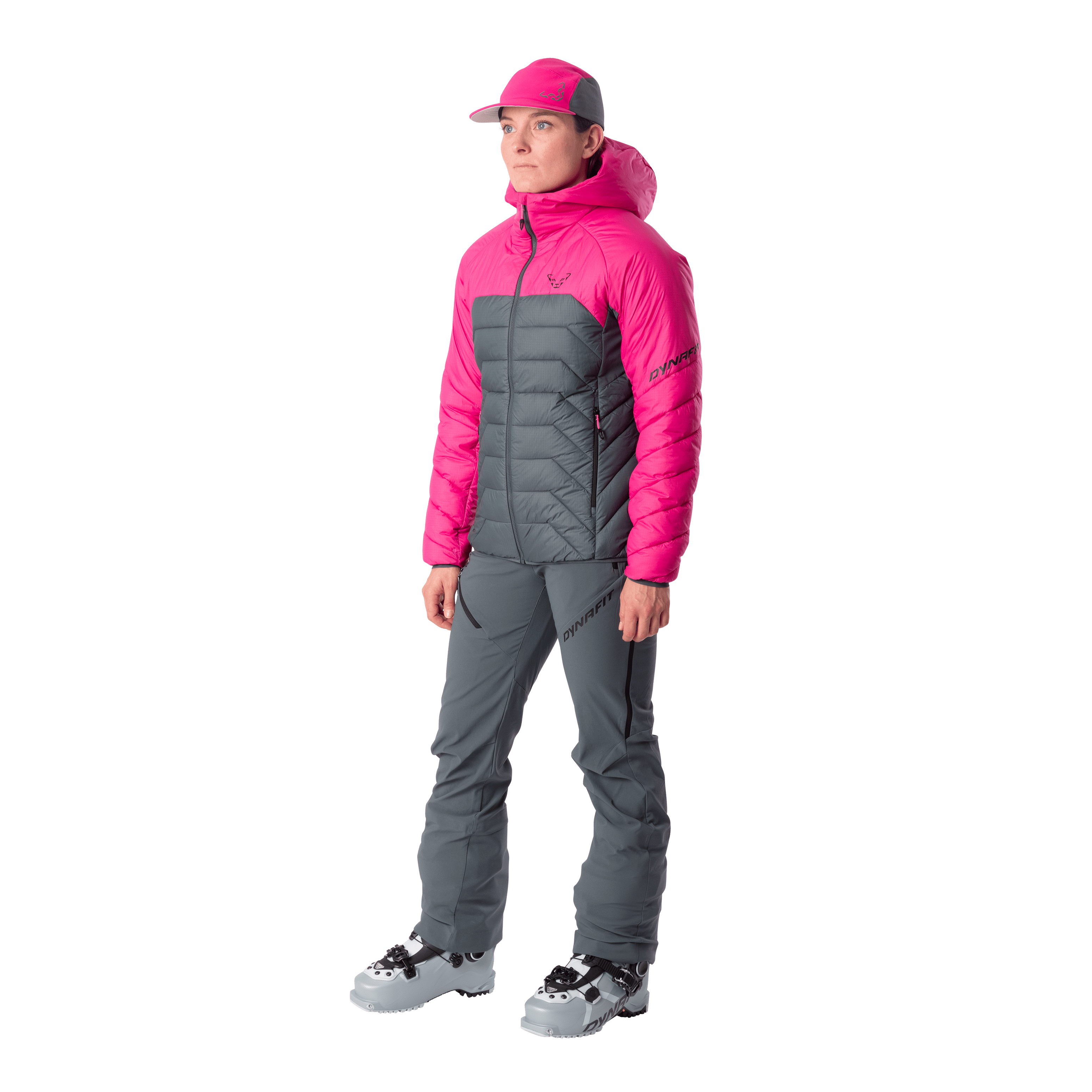 Radical Insulation Hooded Jacket Women on_body image