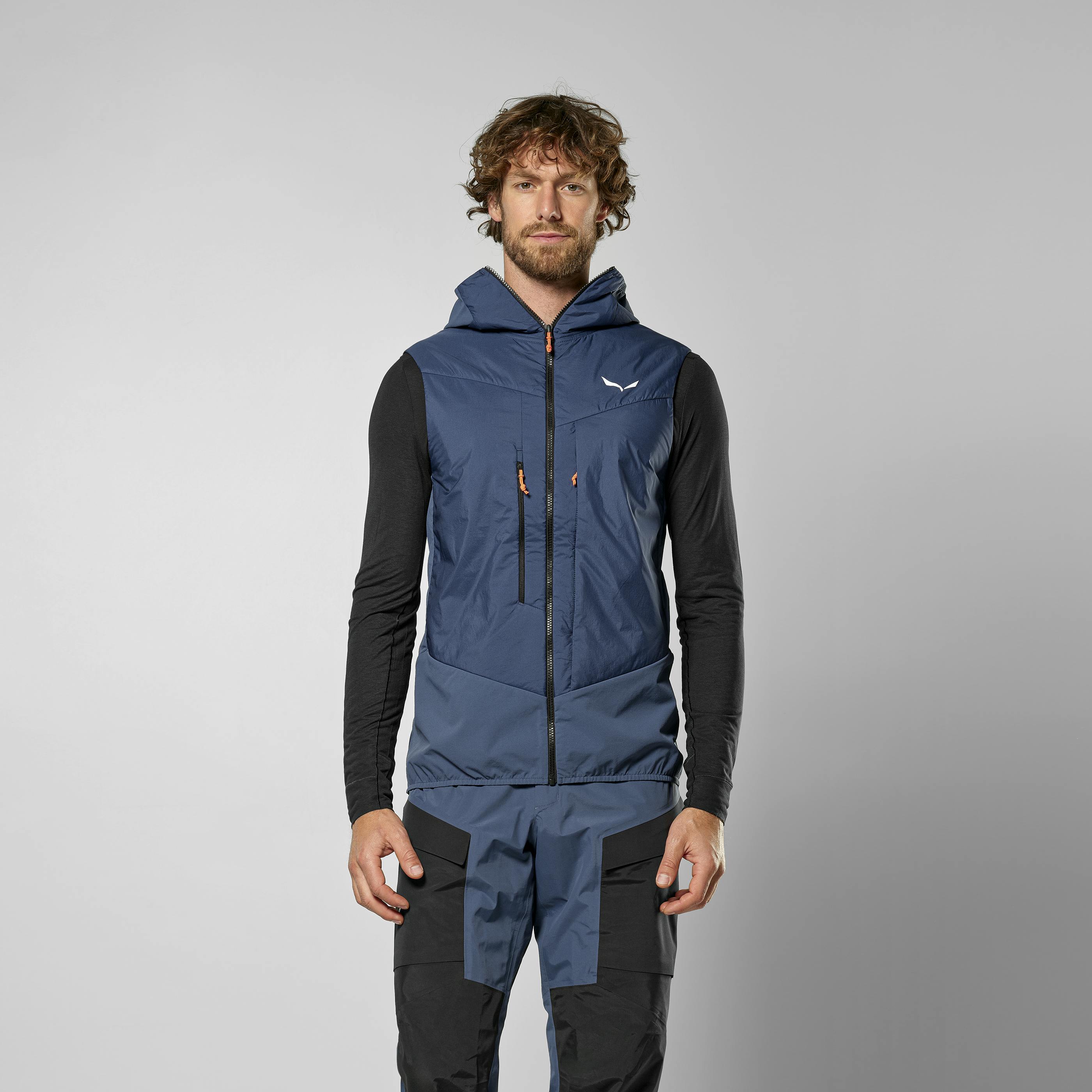 Sella Durastretch/Tirolwool® Responsive Hybrid Weste Herren on_body image