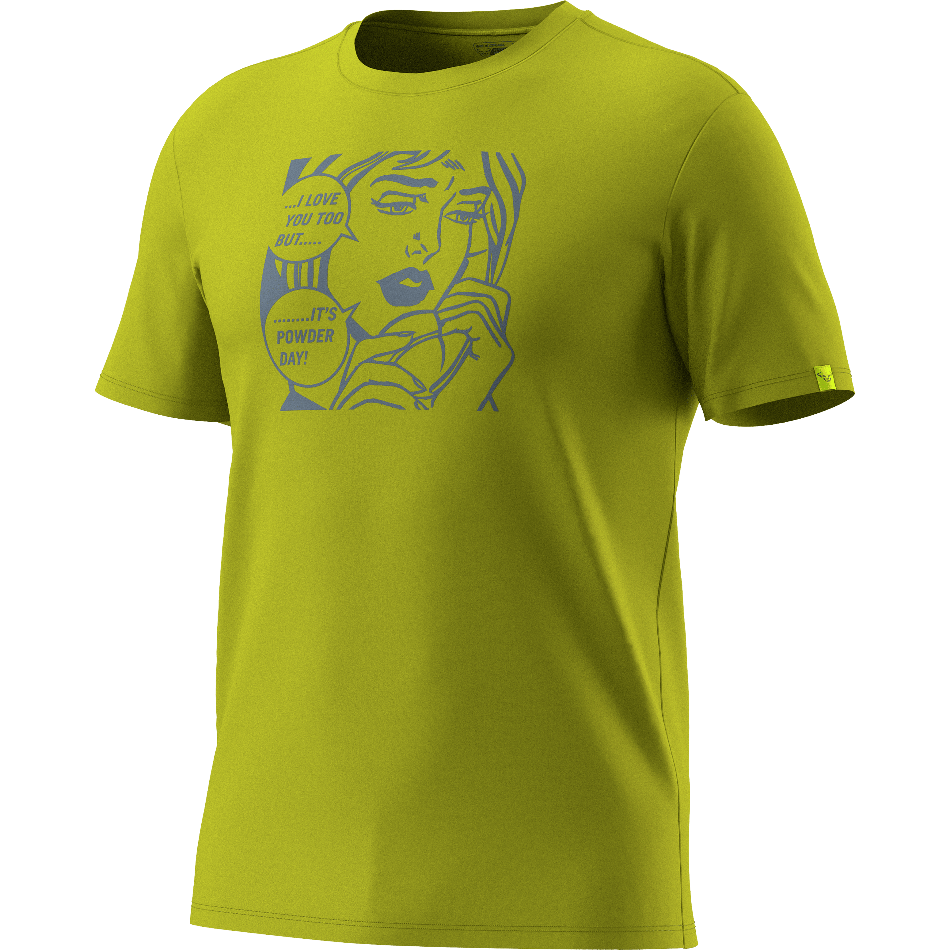 T-shirt grafica in cotone uomo still image