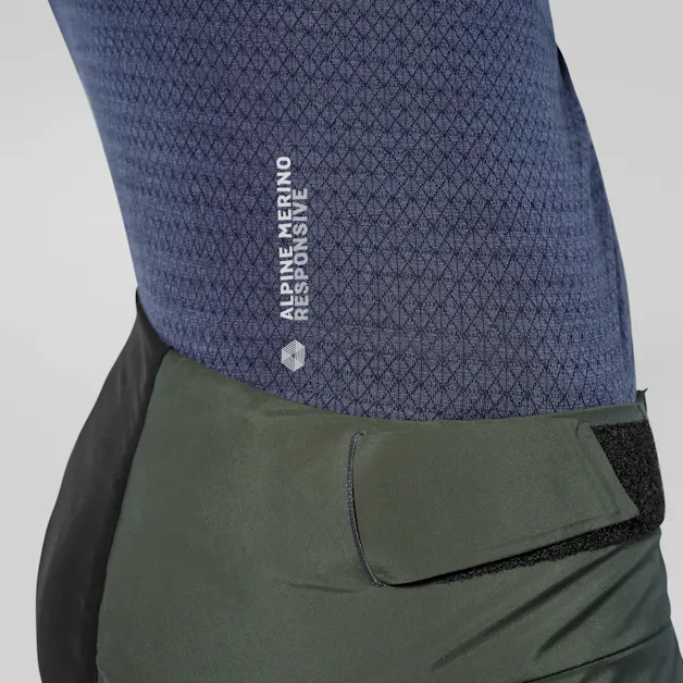 Zebru Responsive Half-Zip Damen T-Shirt tech_detail image