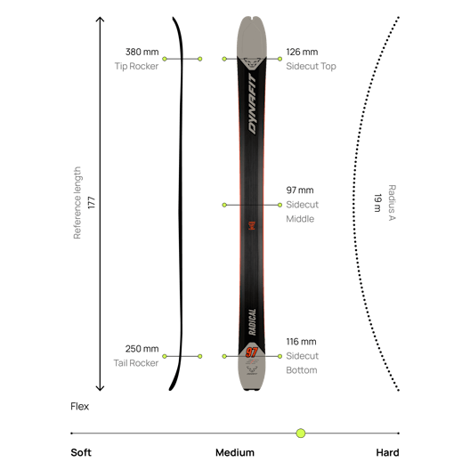 Ski de randonnée Radical 97 hommes action_shot image
