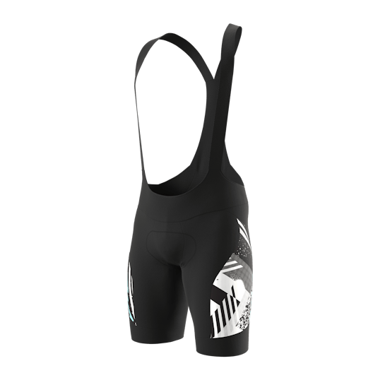Snow Leopard Bib Shorts Men still image