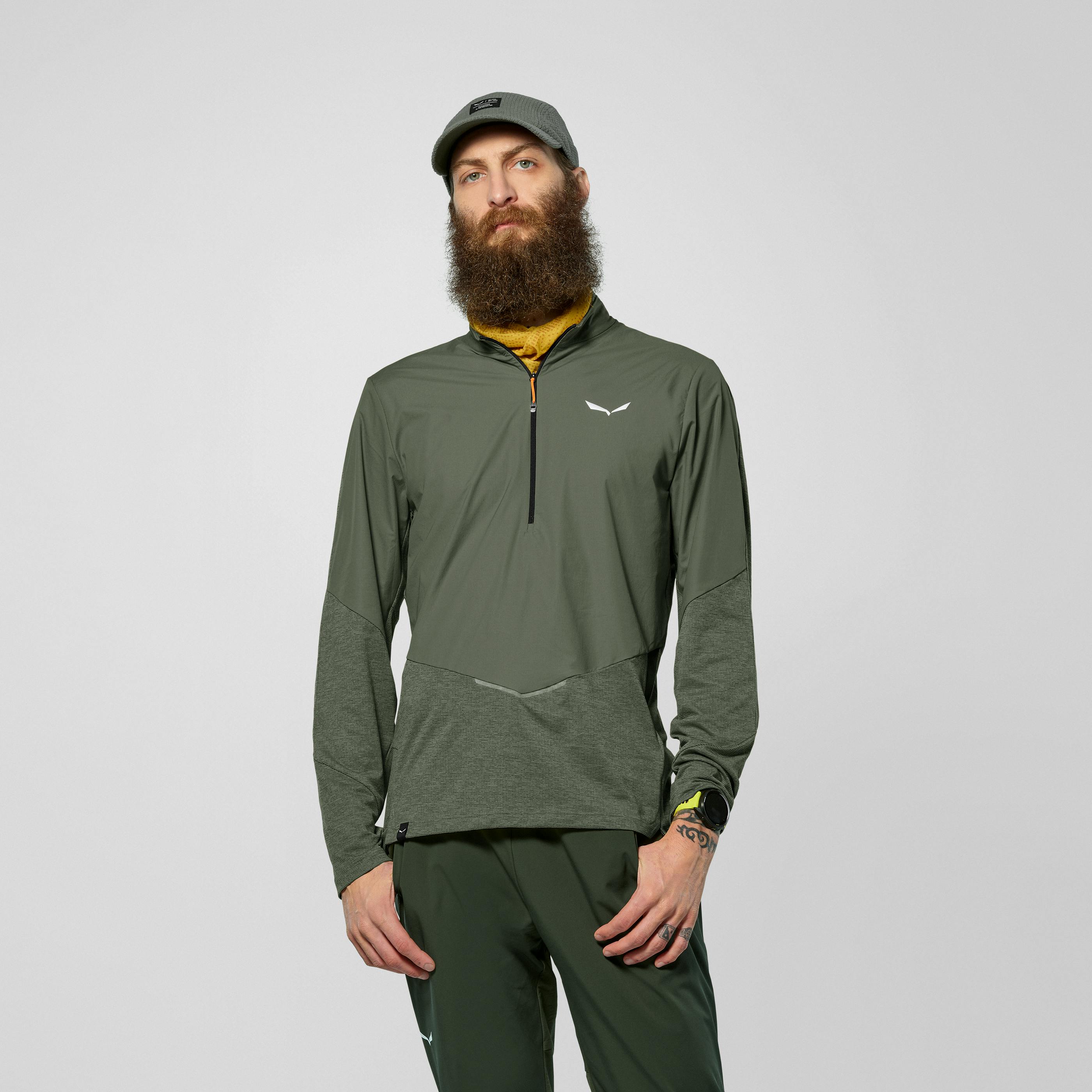 Pedroc Dry Wind Half Zip Tee Men | Salewa® International