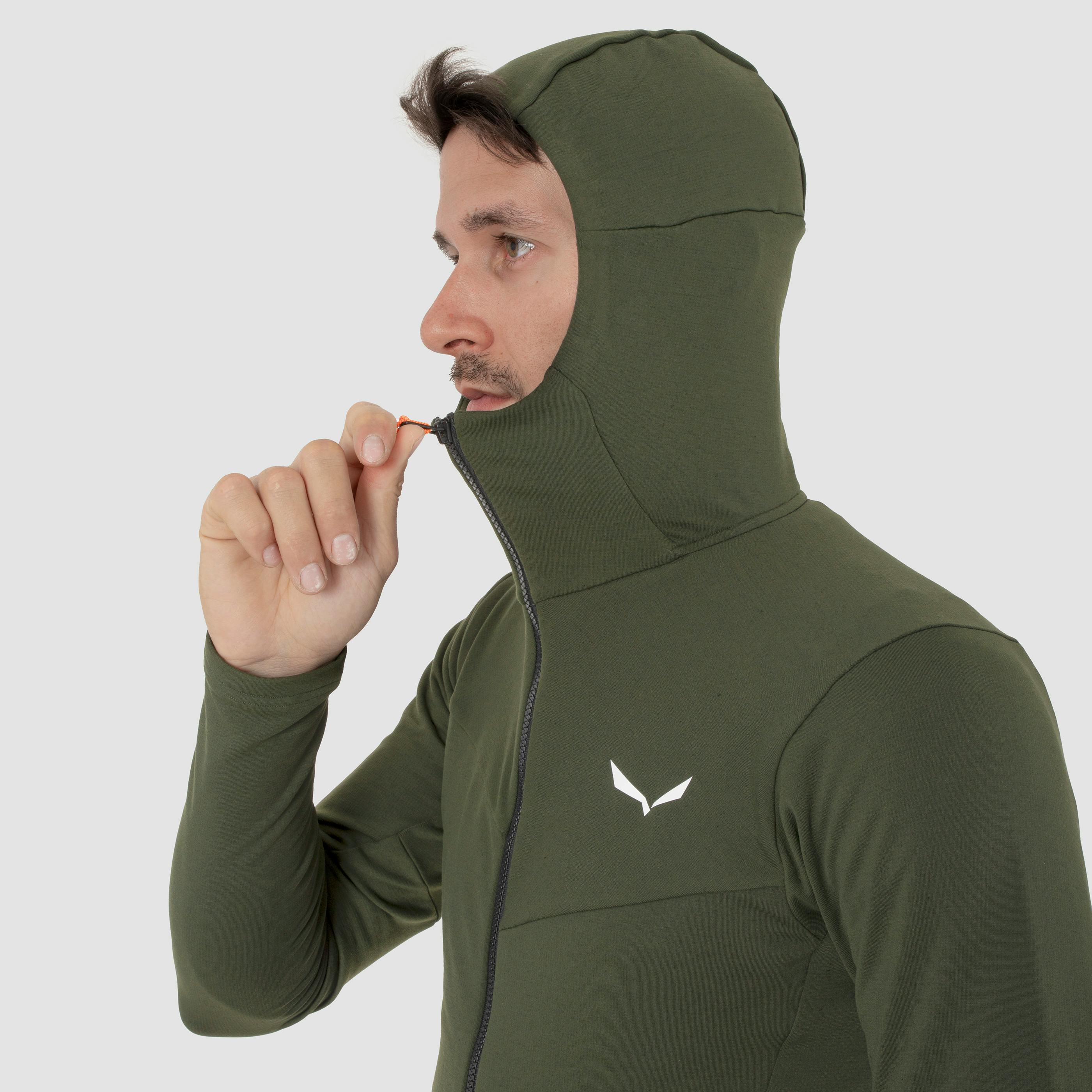 Sella Merino Hooded Jacket Men tech_detail image