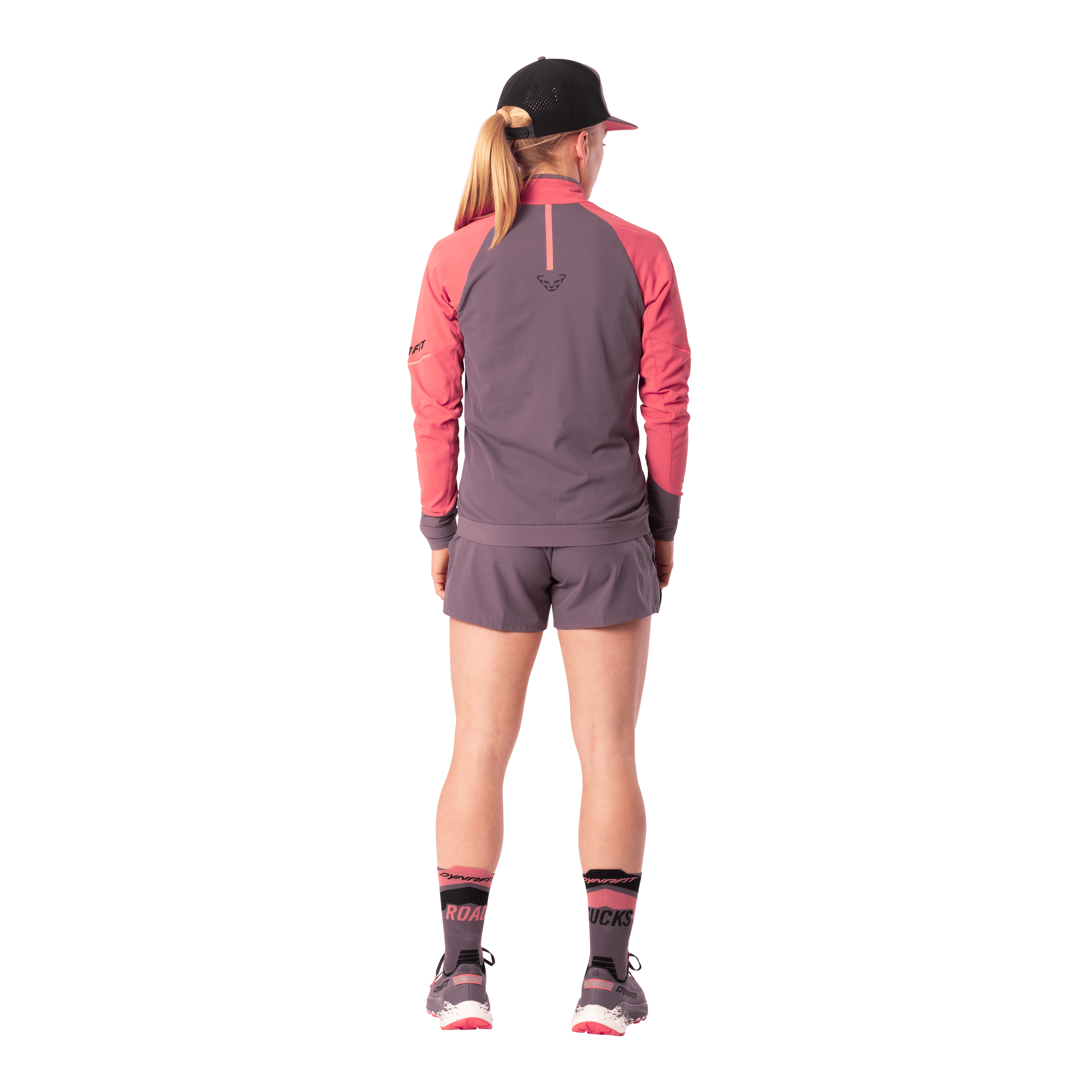 Maglia a manica lunga e 1/2 zip Alpine donna perspective_view image