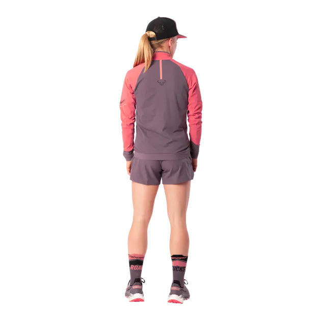 Maglia a manica lunga e 1/2 zip Alpine donna perspective_view image