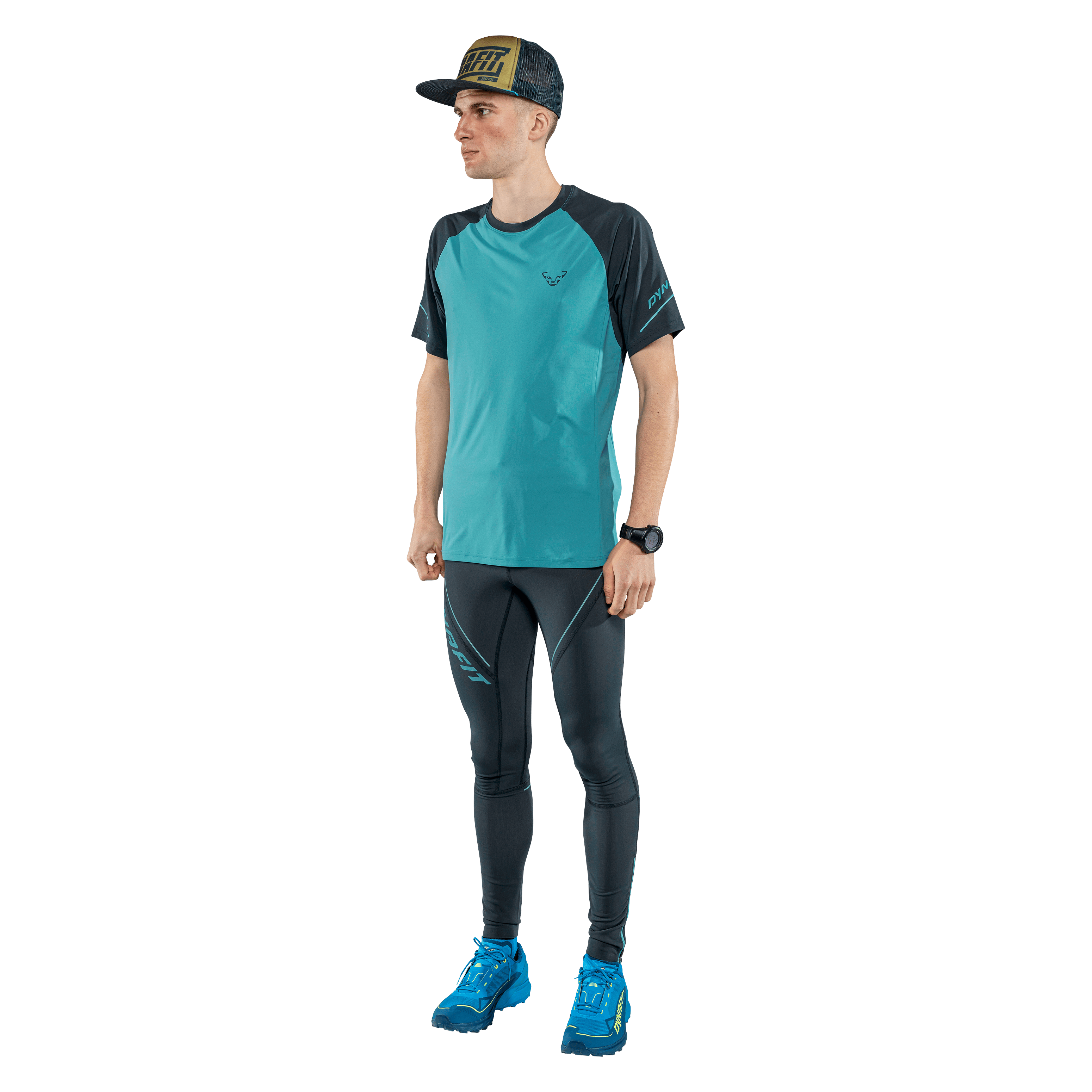 Winter Running Tights Men on_body image