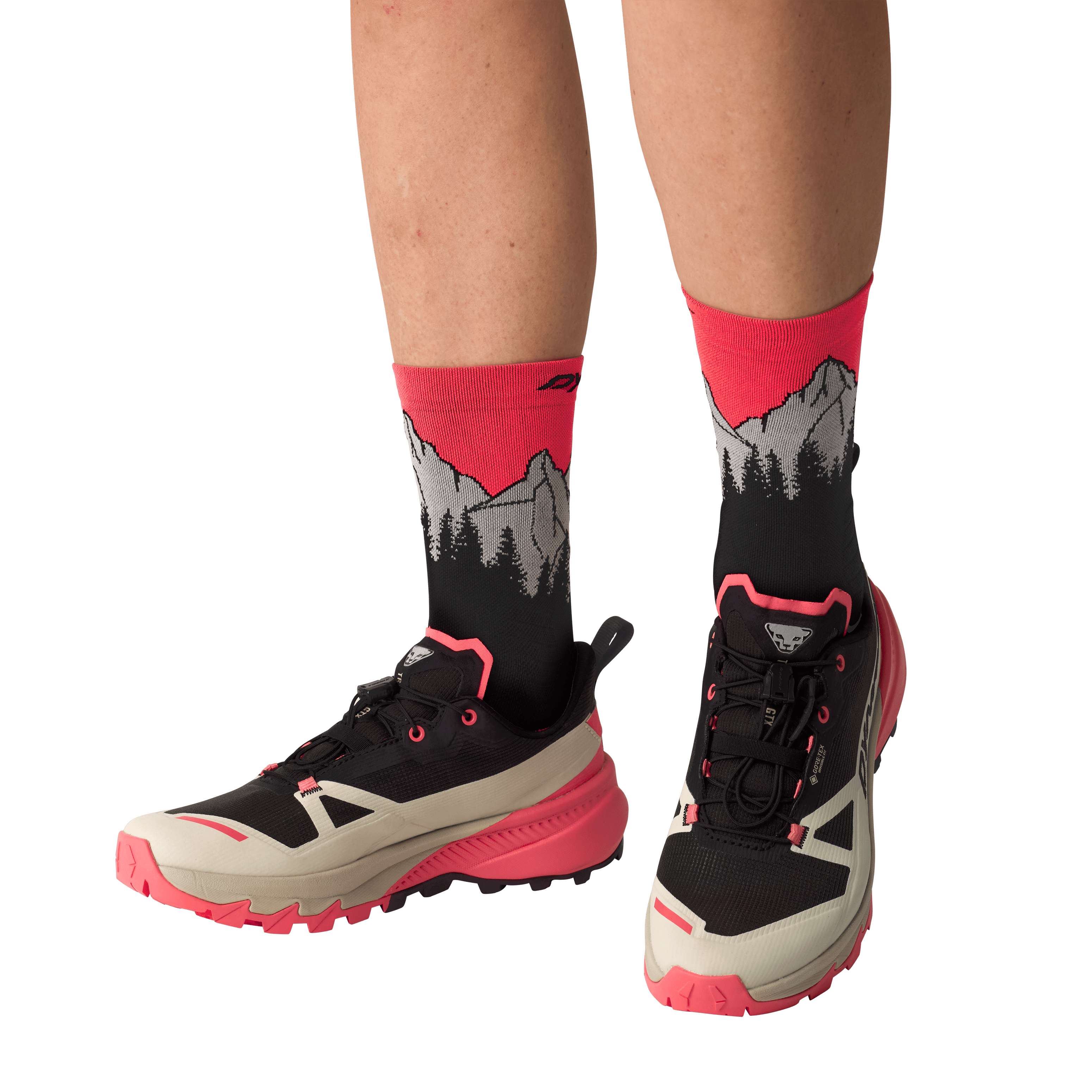 Chaussettes Traverse Crew on_body image