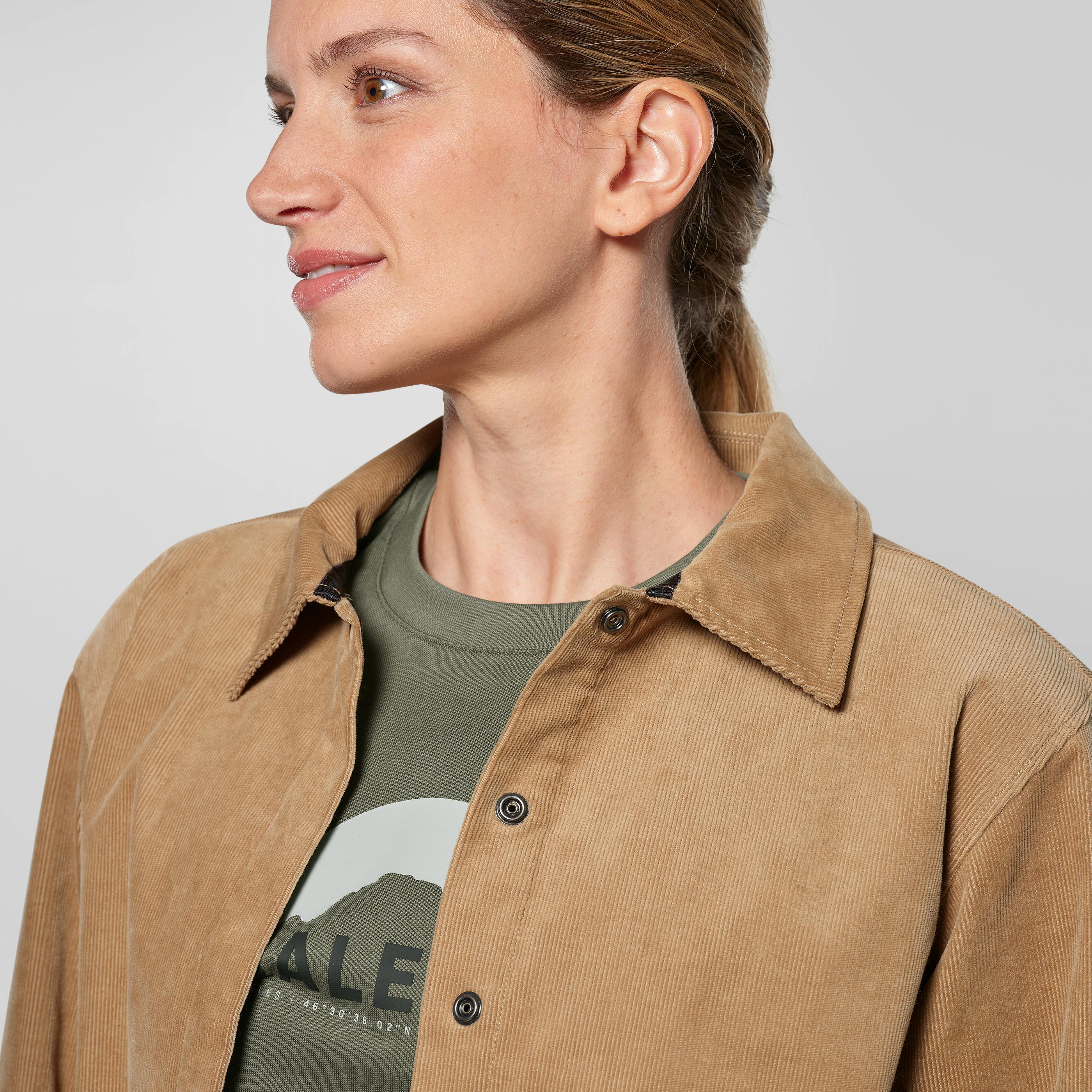Fanes Cord Overshirt Damen tech_detail image