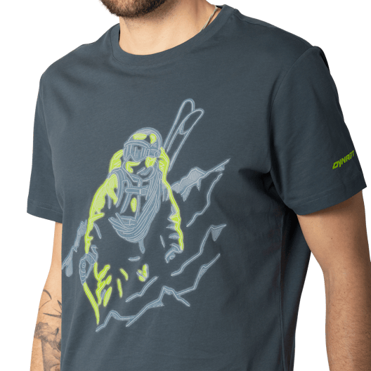 Blacklight Cotton Tee Shirt Men tech_detail image