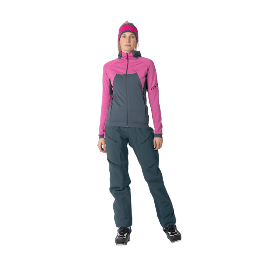 Tour Wool Thermal Kapuzenjacke Damen on_body image