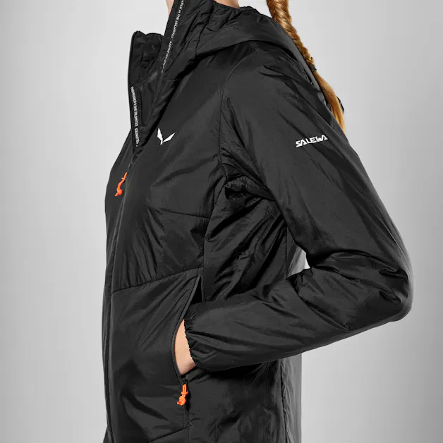 Puez Catinaccio 2 Tirolwool® Responsive Giacca Con Cappuccio Donna tech_detail image