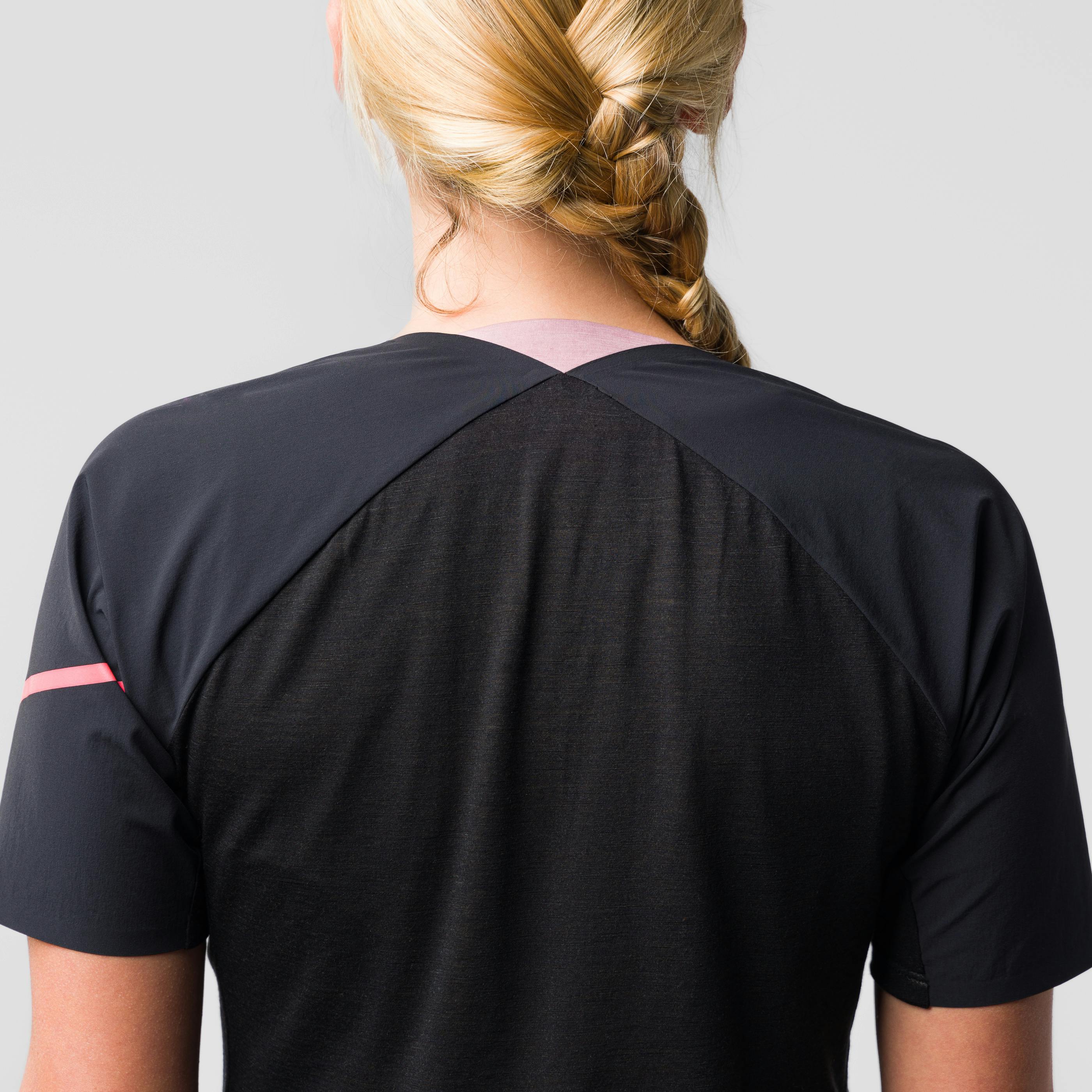 Vento Merino Half Zip T-Shirt Women tech_detail image