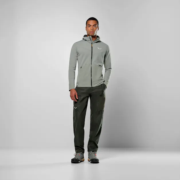 Puez Merino Durastretch Felpa con Cappuccio Uomo on_body image