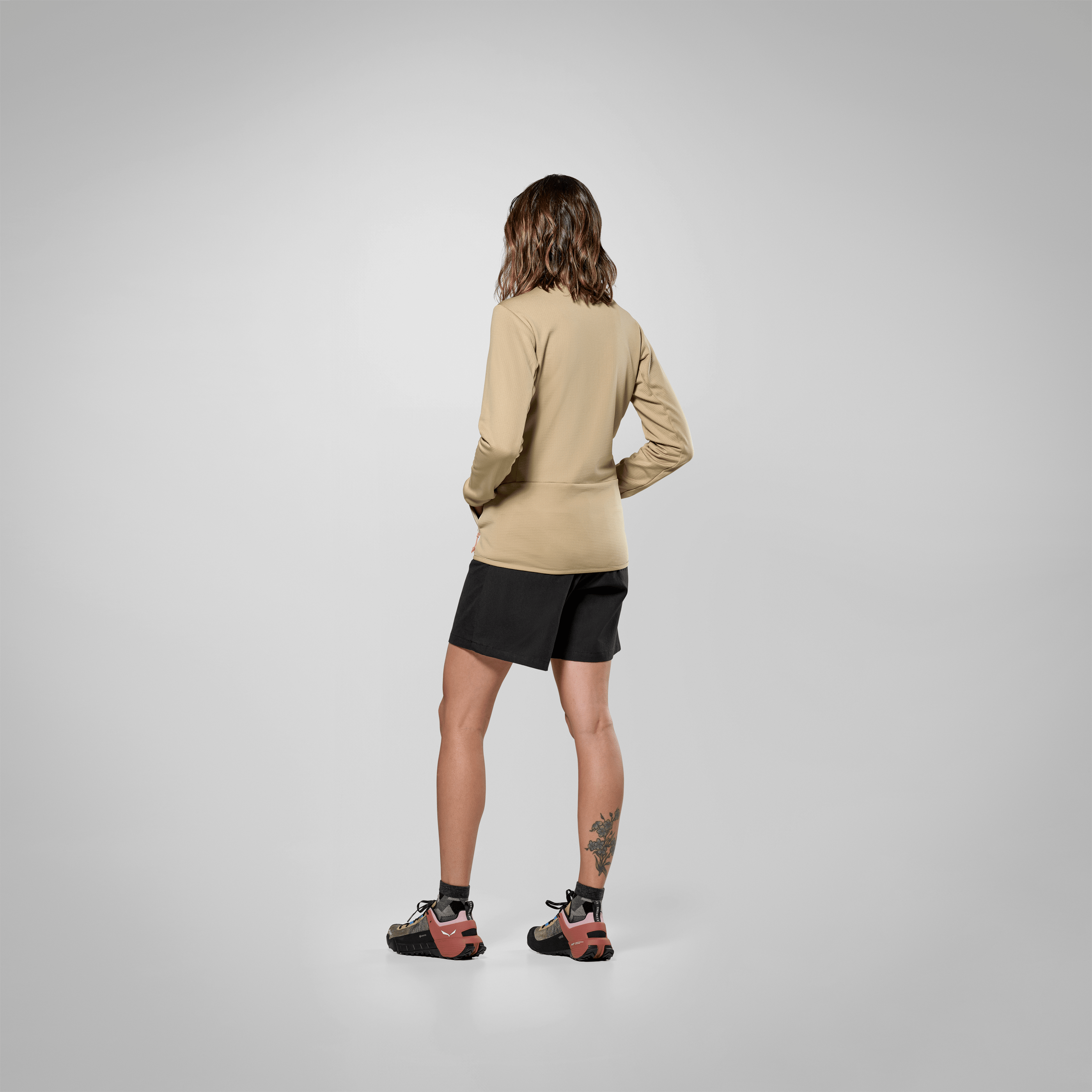 Puez Cammino Polarlite Jacket Women on_body image