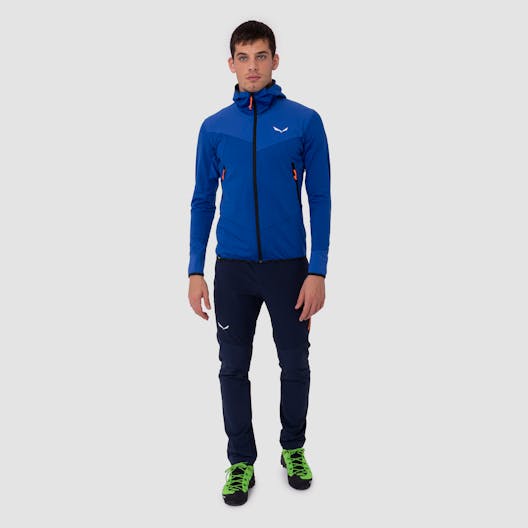 Agner Hybrid Polarlite Durastretch Felpa con Cappuccio Uomo on_body image