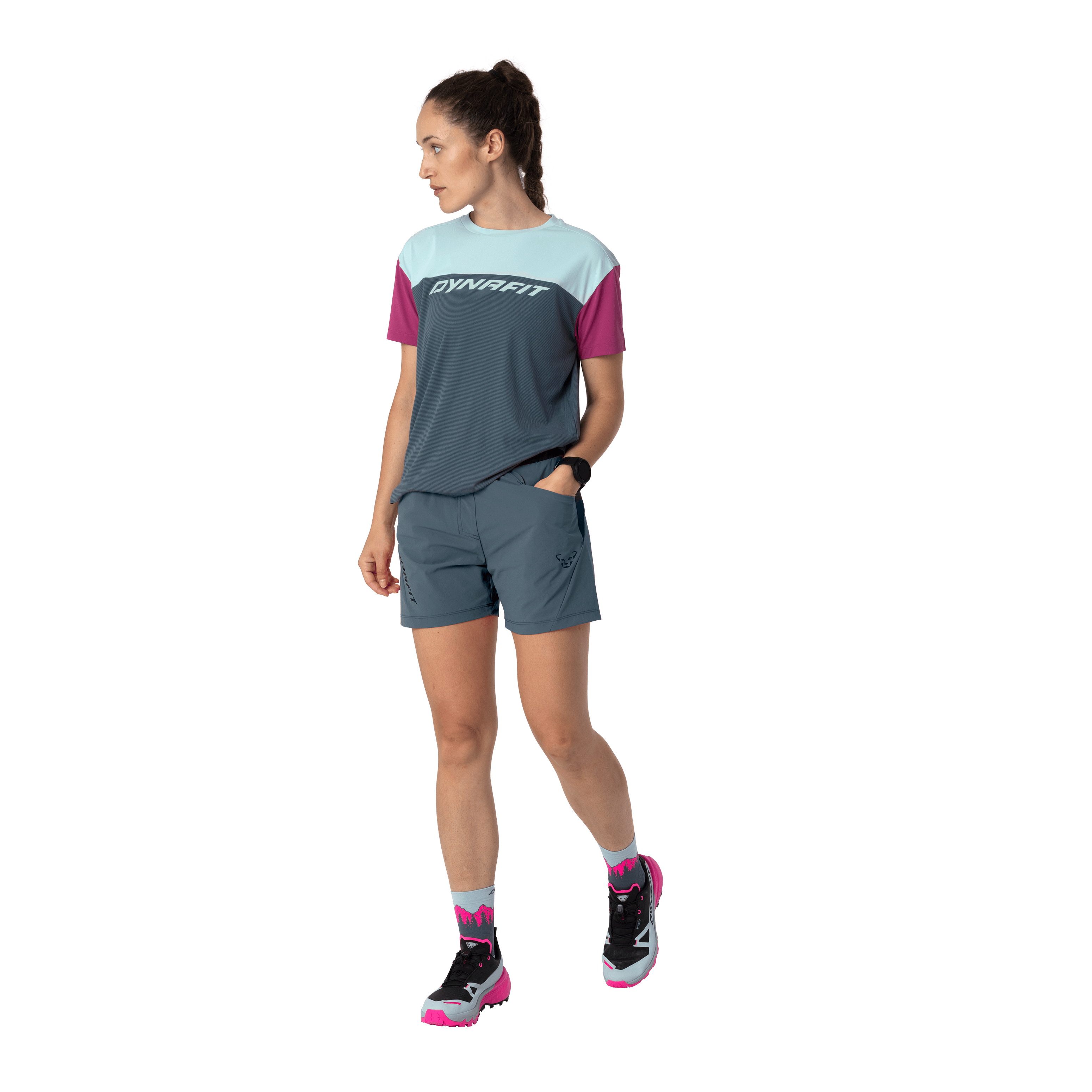 Traverse Hybrid Shorts Damen on_body image