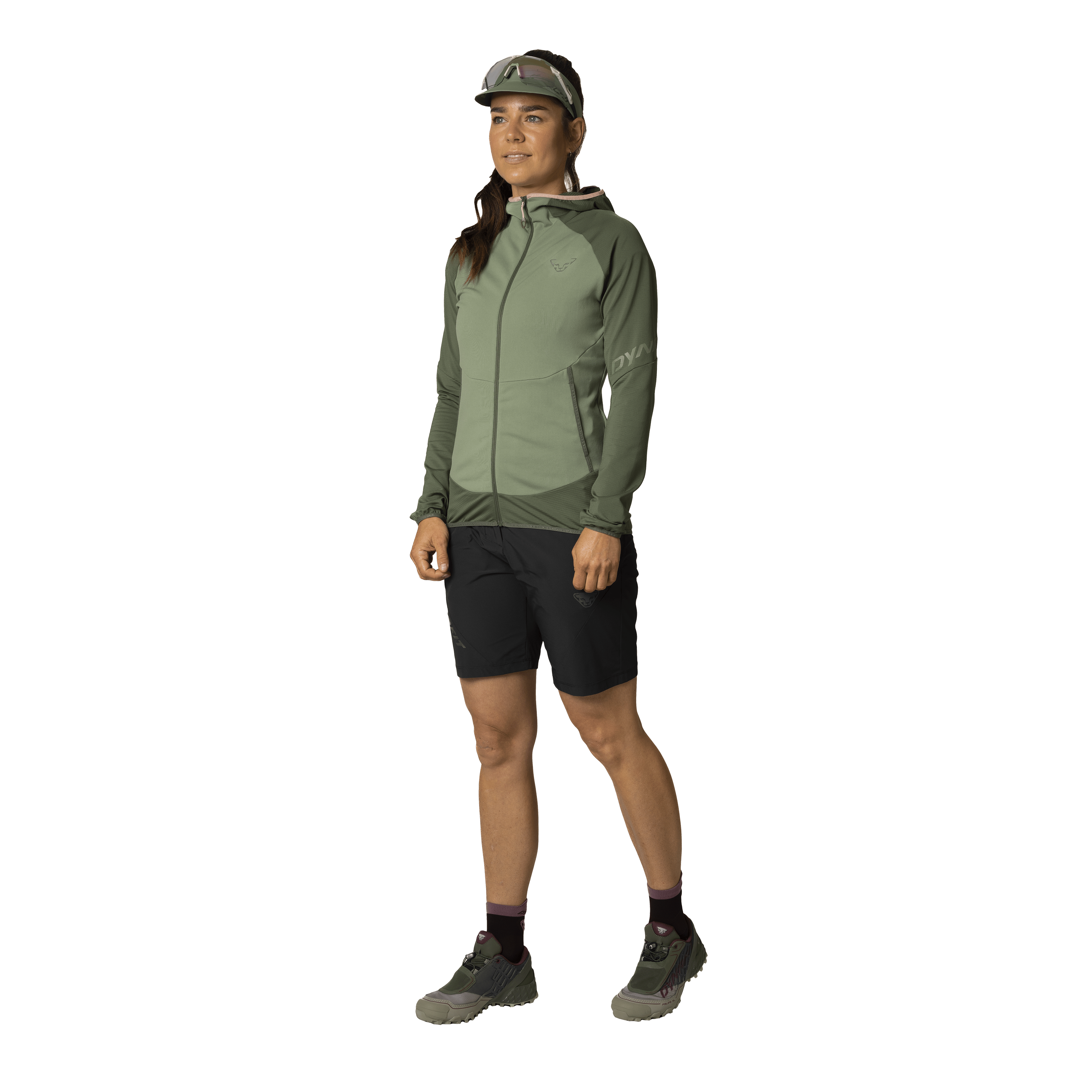 Hoodie Transalper Light Polartec® femmes on_body image