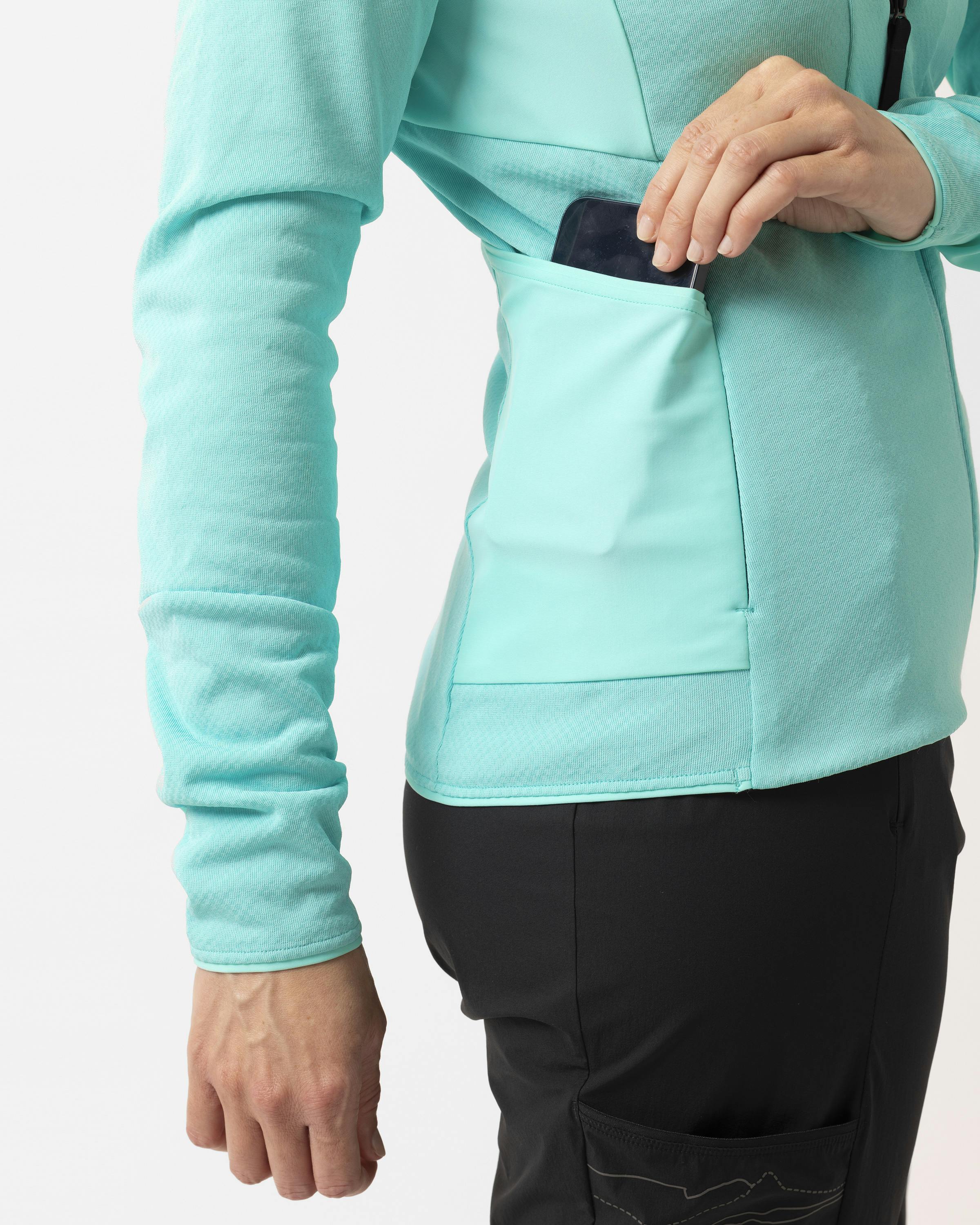 Violet Thermal Hoodie tech_detail image