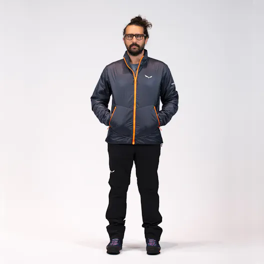 Puez 3 Tirolwool zip-in giacca uomo on_body image
