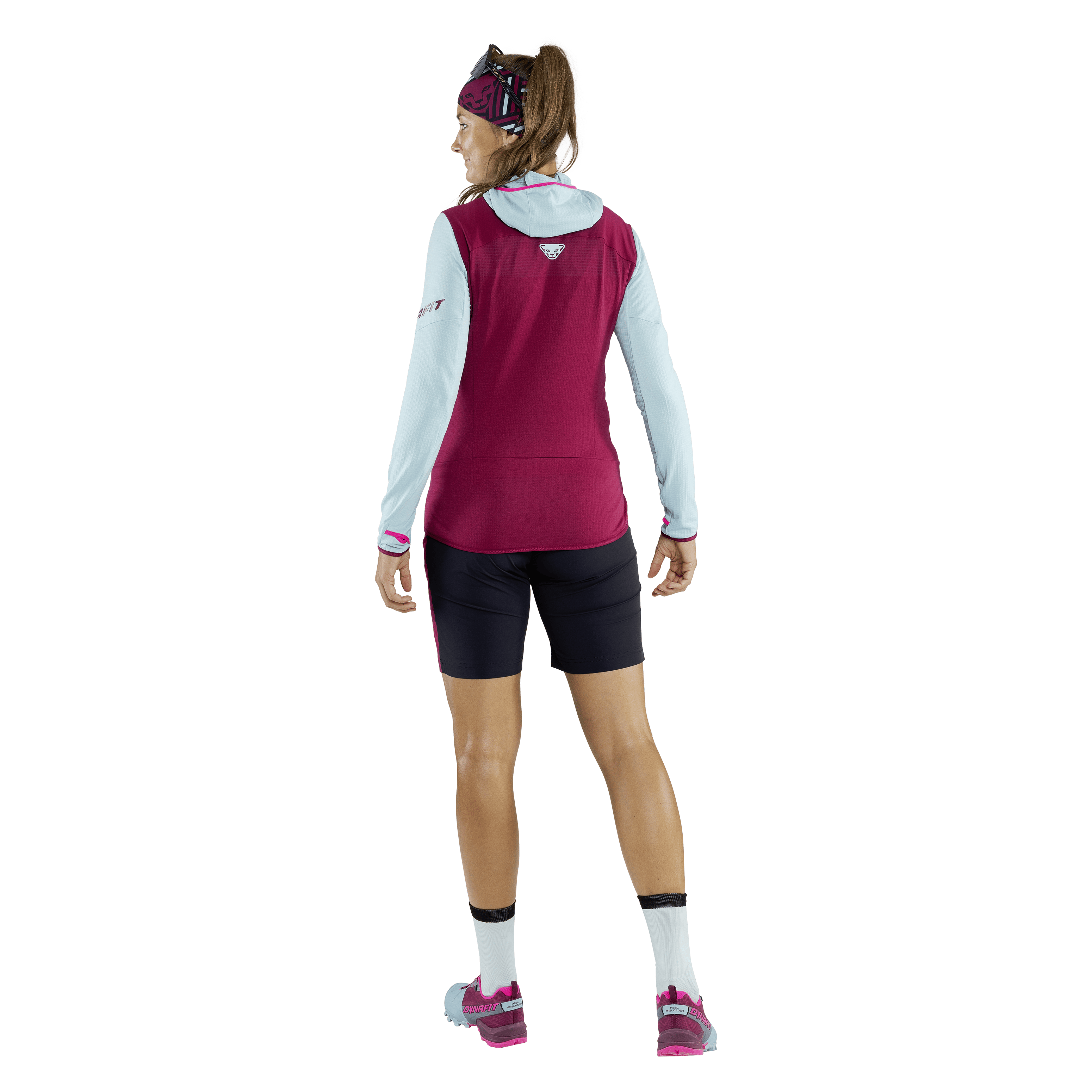 Veste à capuche Traverse Polartec femmes perspective_view image