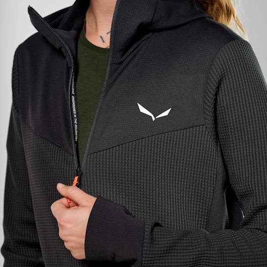 Puez Waffle Hybrid Polarlite Felpa con Cappuccio Donna tech_detail image