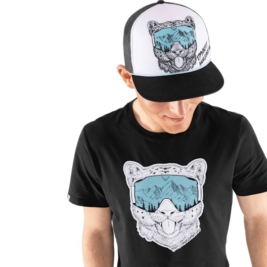 Snow Leopard T-Shirt Herren tech_detail image