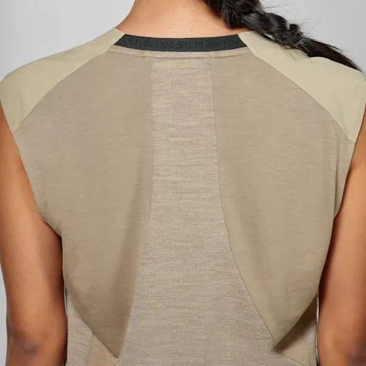 Puez Merino Hybrid Tanktop Damen tech_detail image