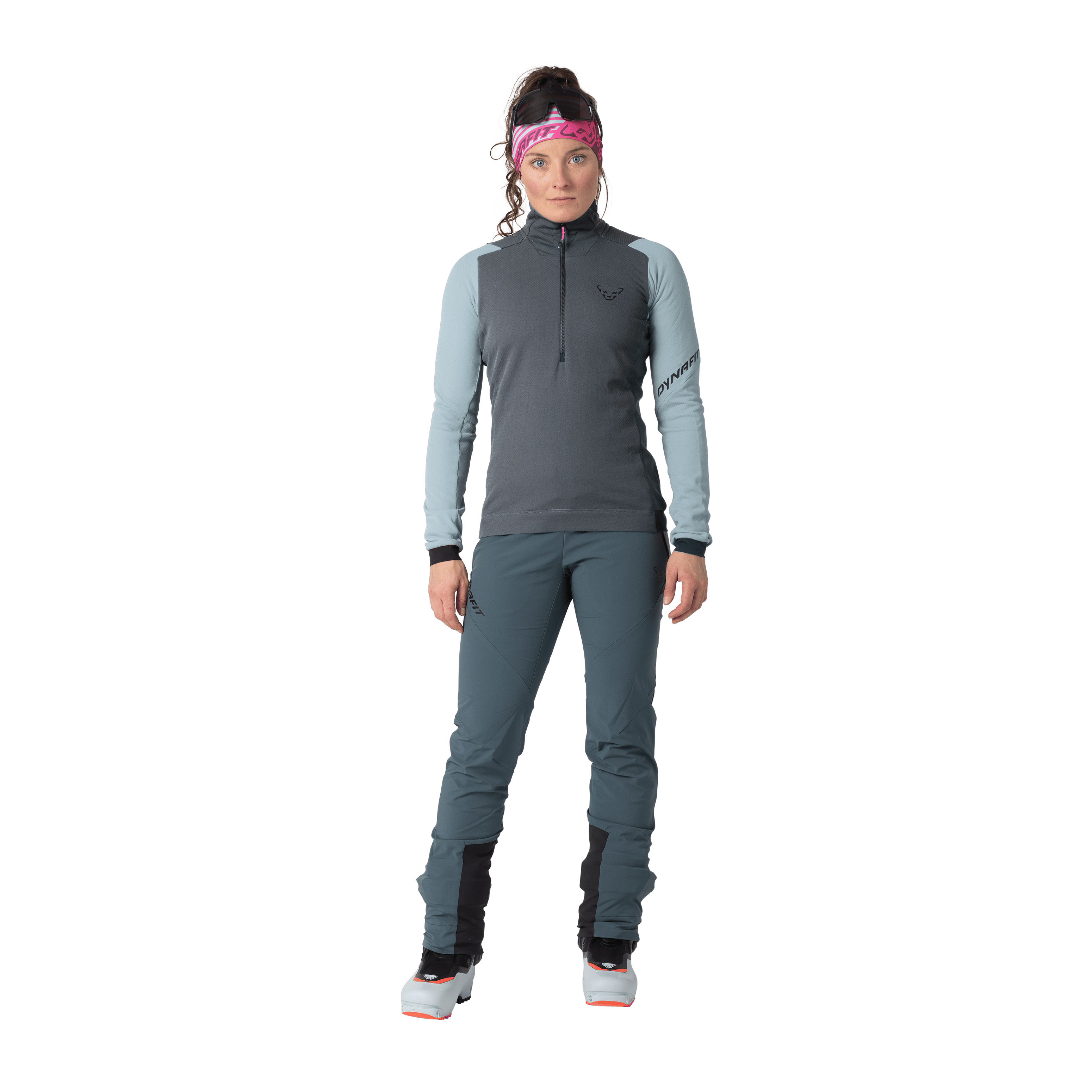 Blacklight Thermal 1/2 Zip Damen on_body image