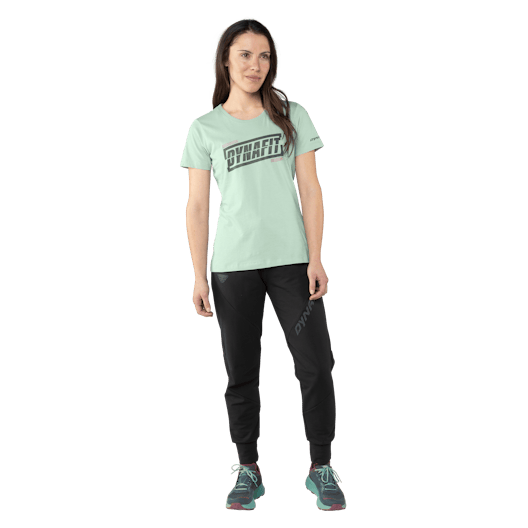 Graphic Cotton T-Shirt Damen on_body image
