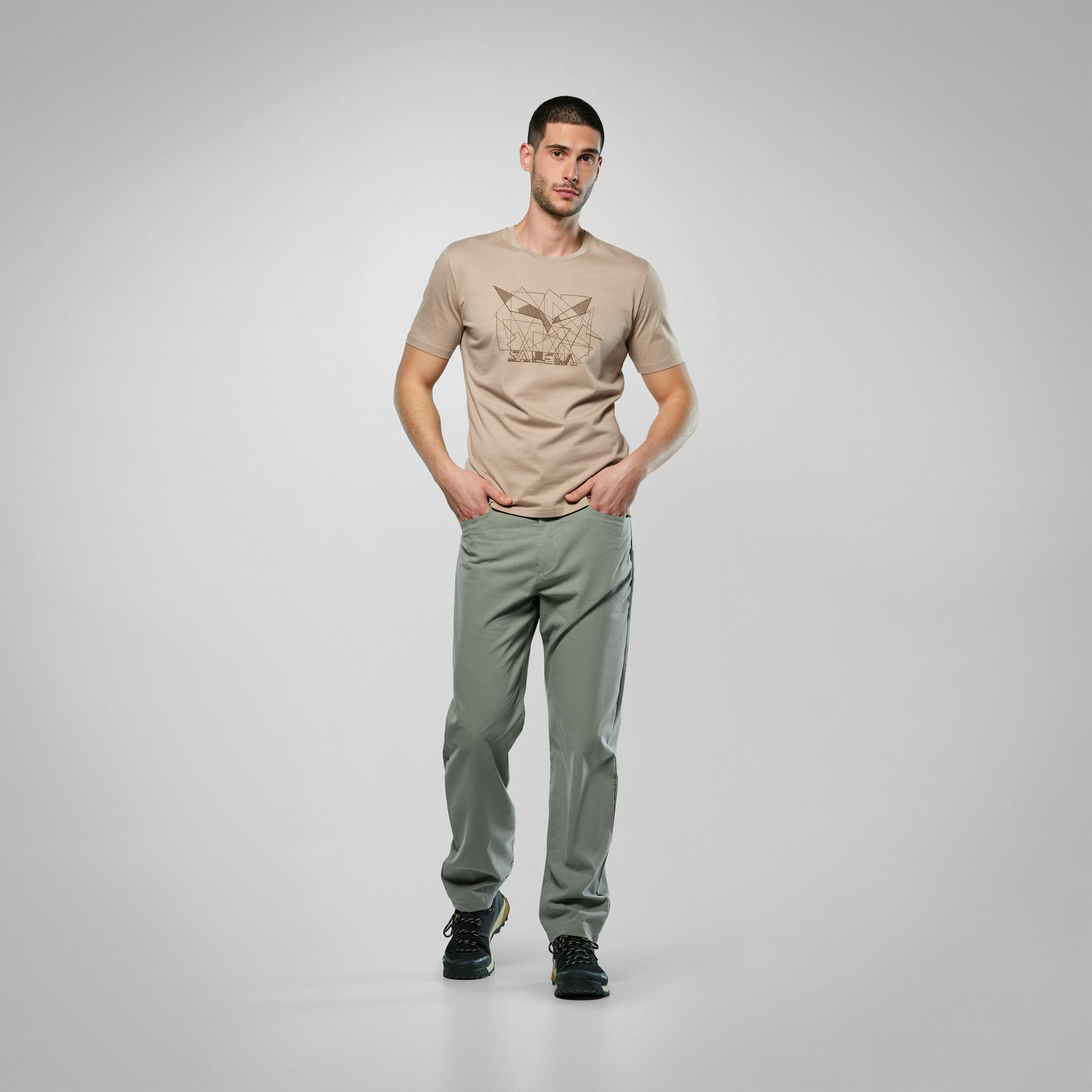 Eagle Geometric T-Shirt Herren on_body image