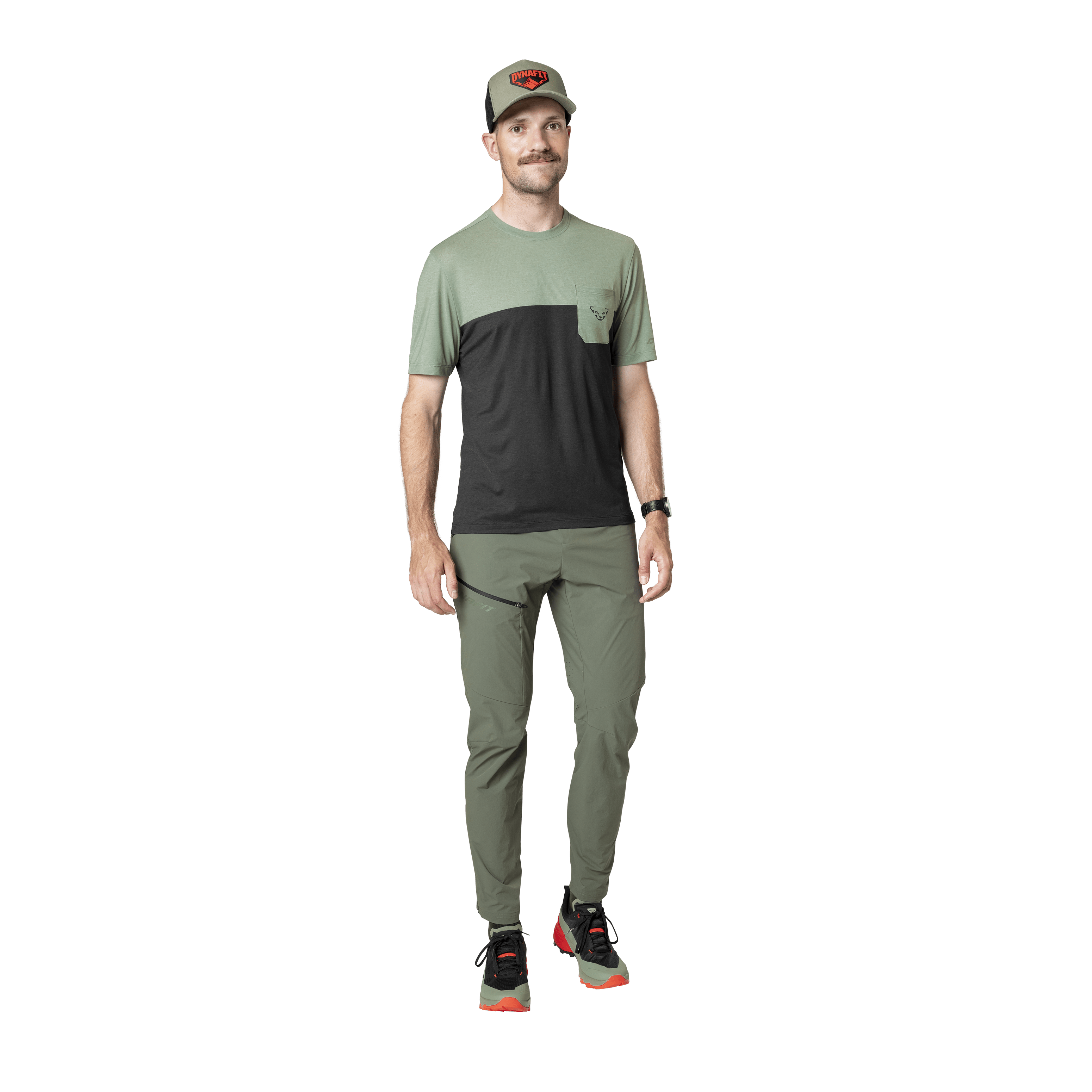 Pantaloni Transalper Dynastretch da uomo on_body image