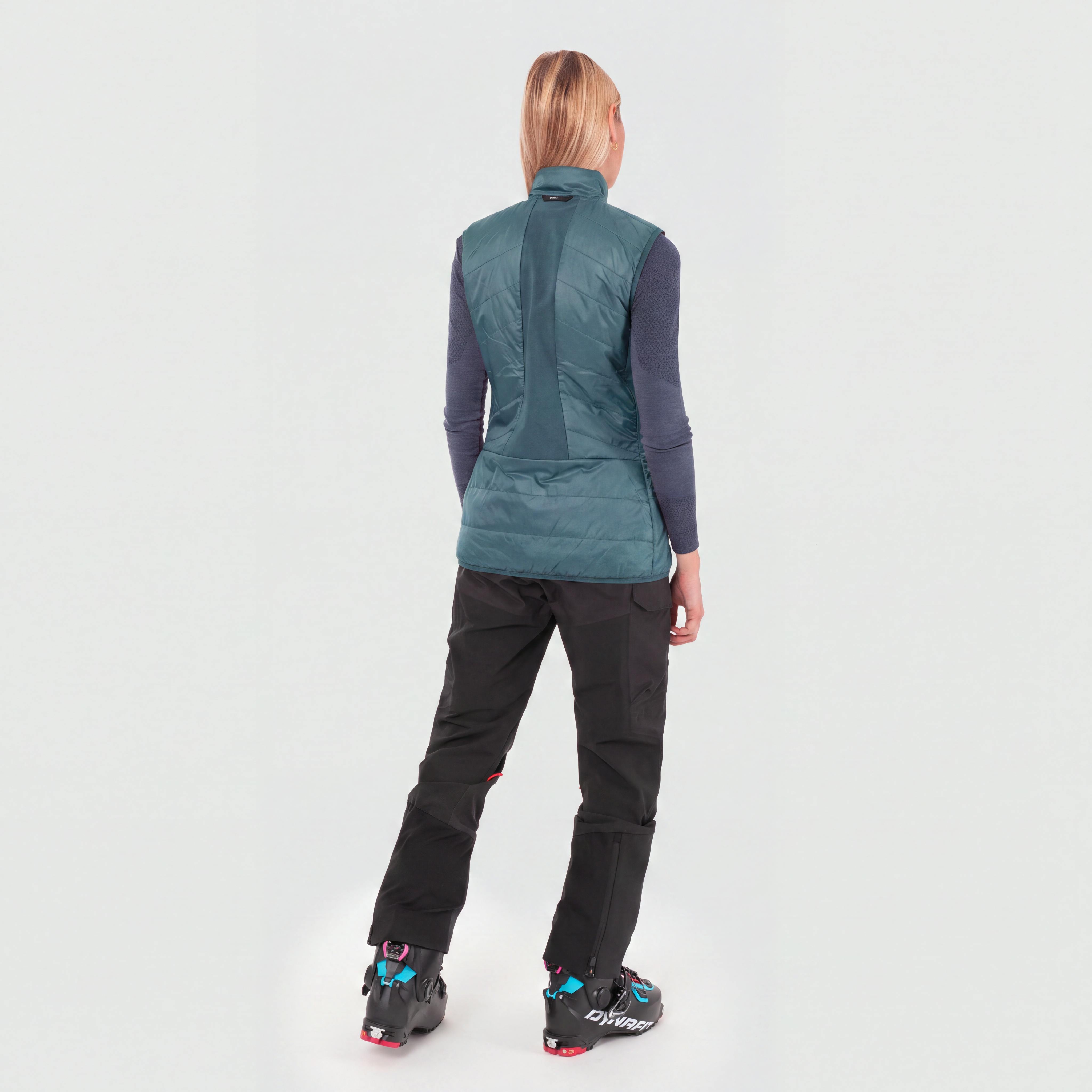 Ortles Hybrid TirolWool® Responsive Weste Damen on_body image