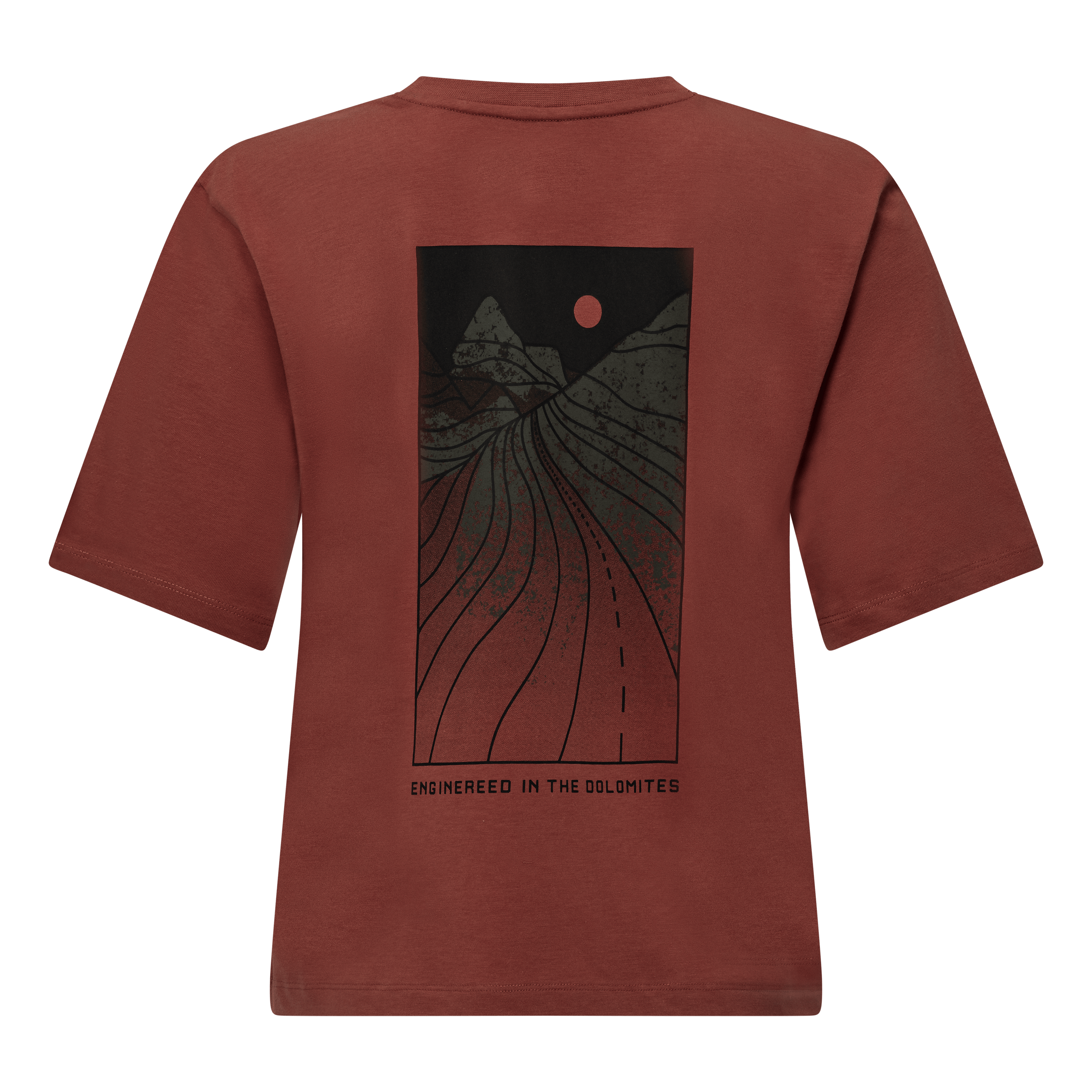 Eagle Sunset Camiseta Loose Mujer perspective_view image