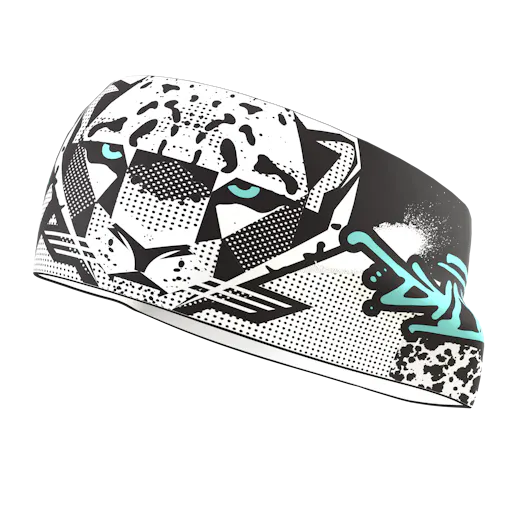 Snow Leopard Headband Unisex still image