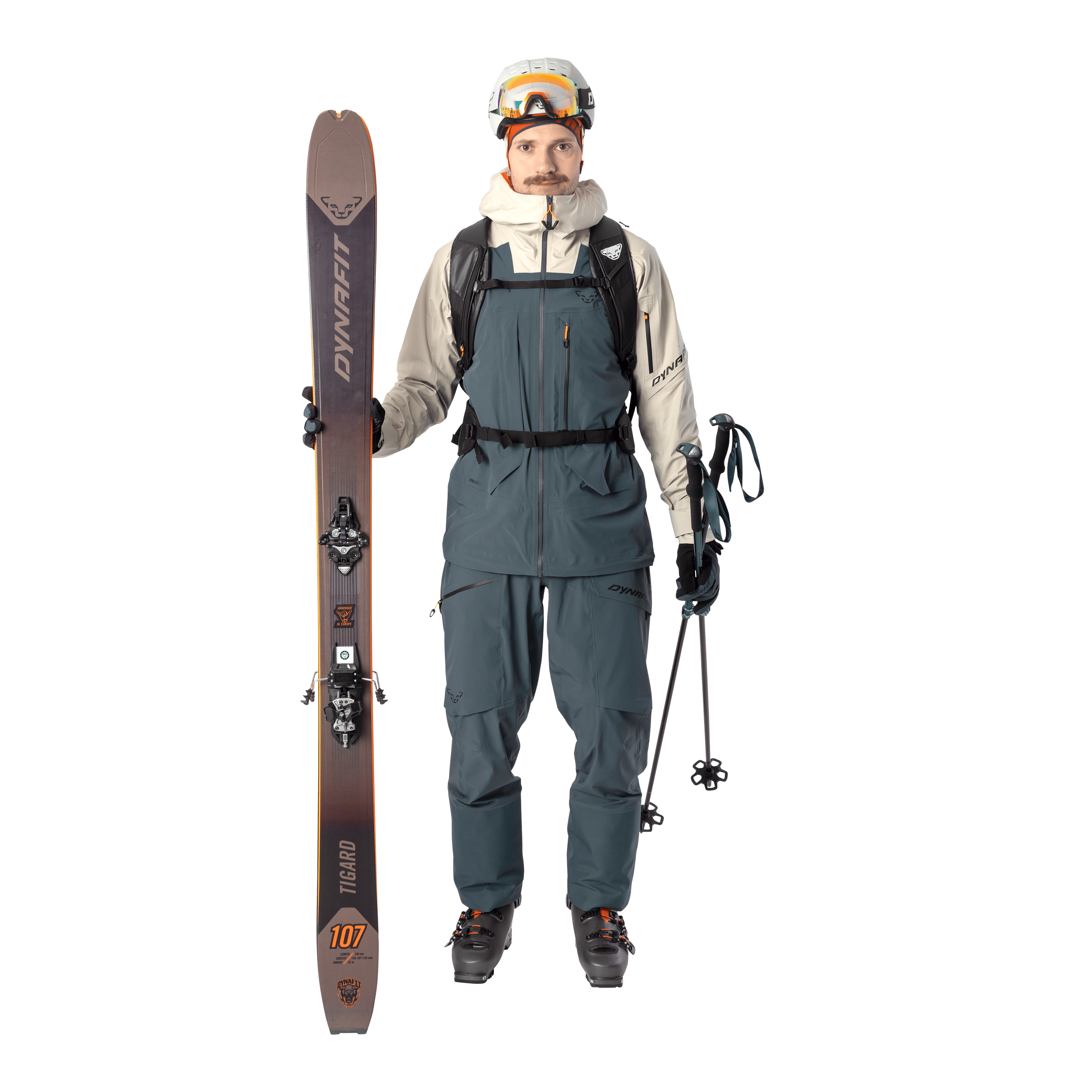 Tigard 3L Stretch Jacke Herren on_body image