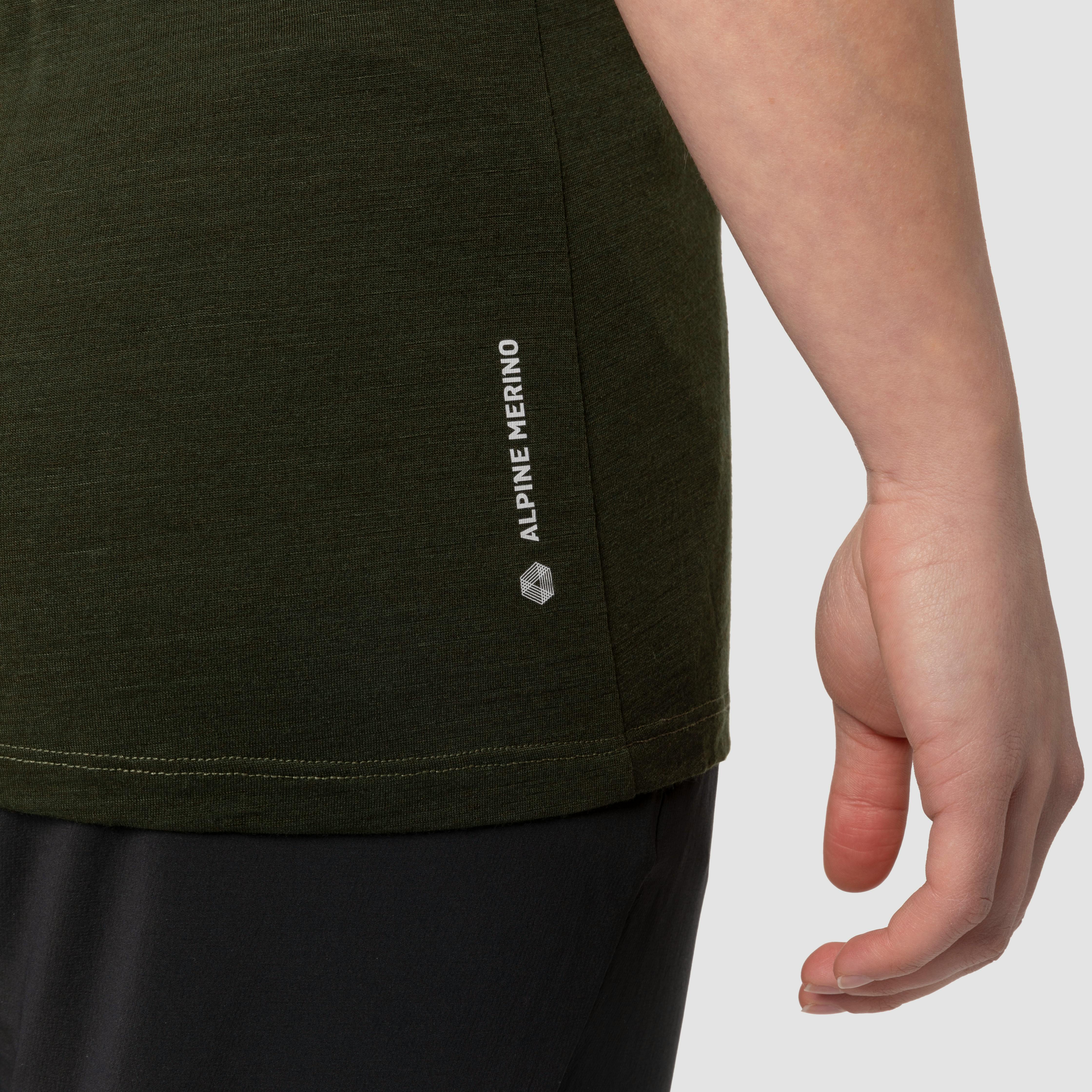 Pure Eagle Sketch Merino T-Shirt Damen tech_detail image