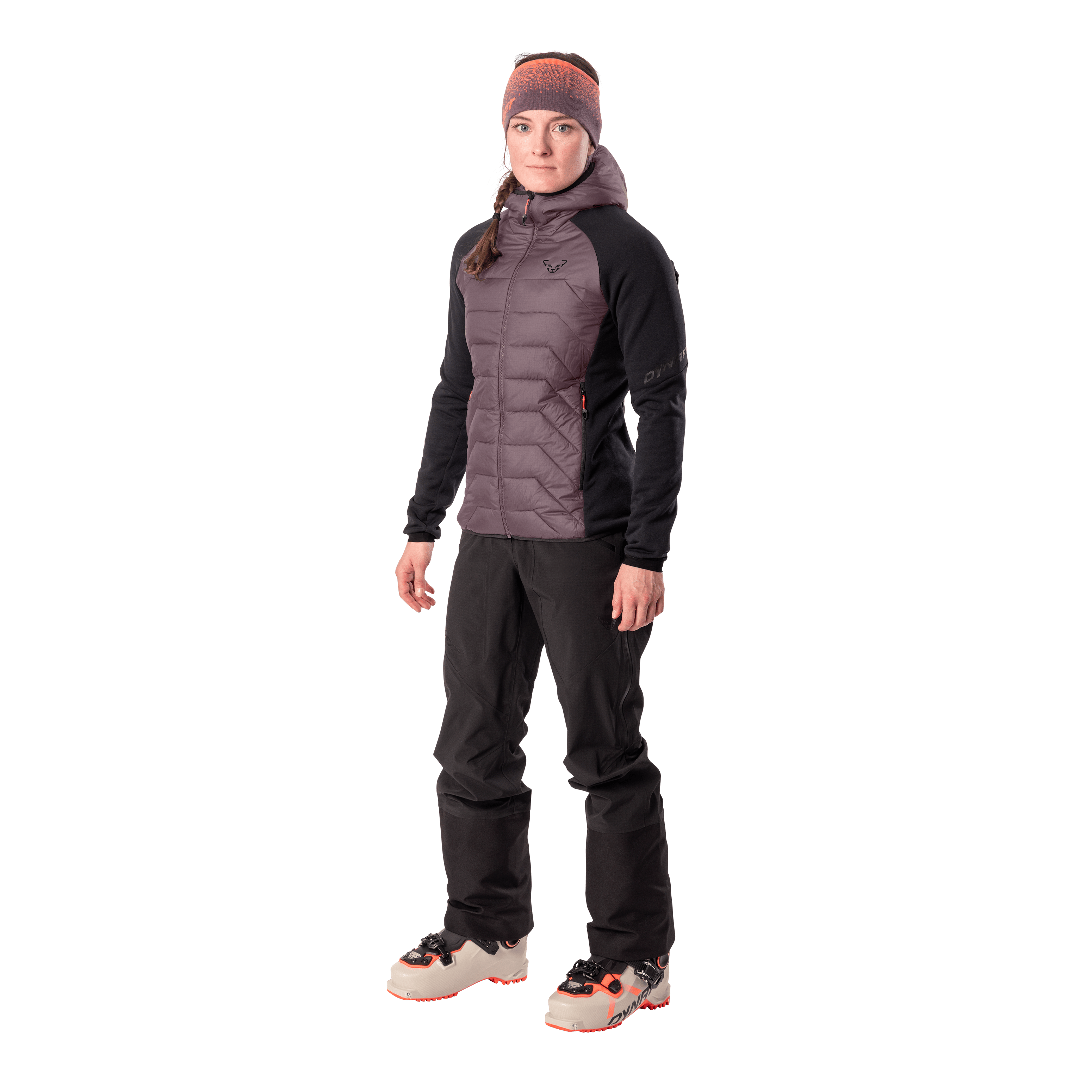 Giacca con cappuccio Radical Insulation Hybrid donna on_body image